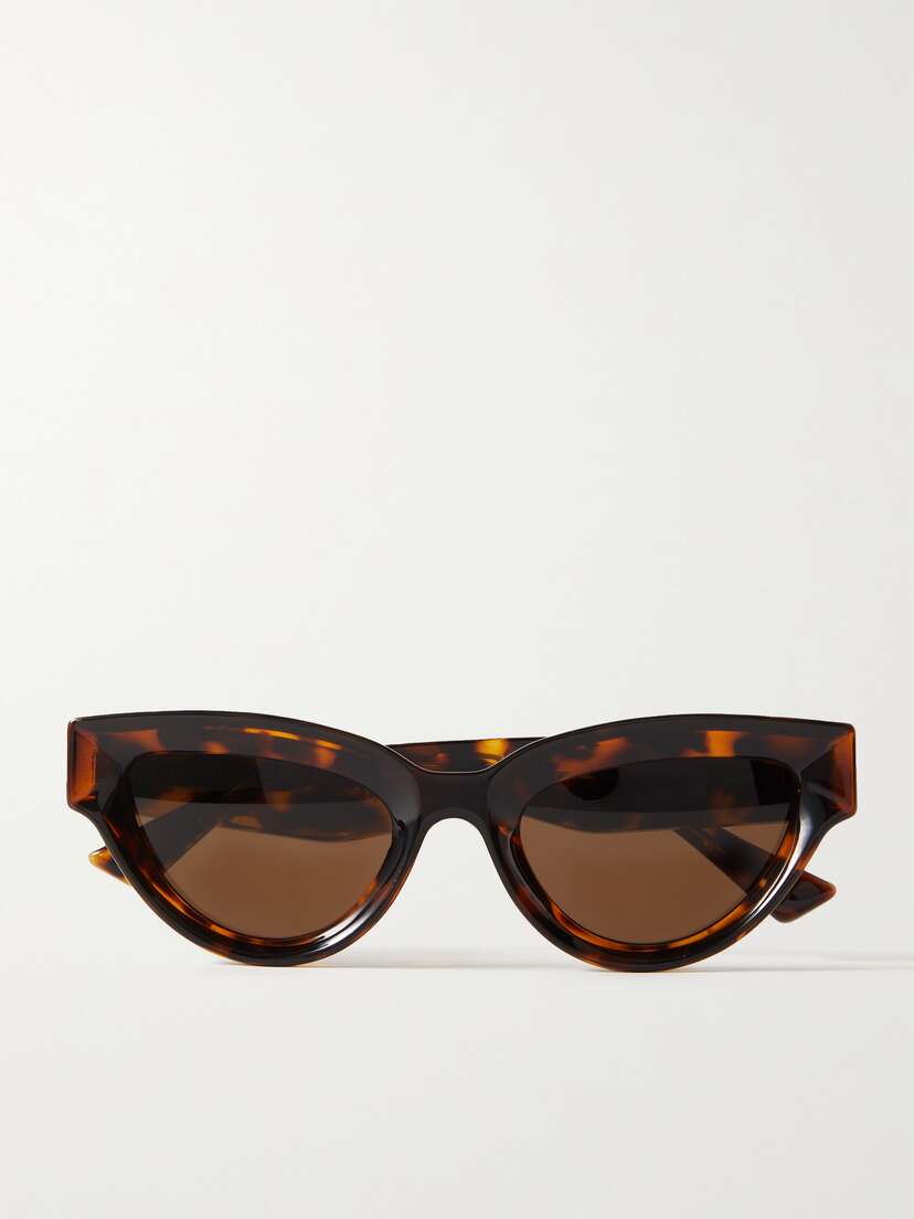 Bottega Veneta Eyewear Injection Cat-eye Tortoiseshell Acetate Sunglasses
