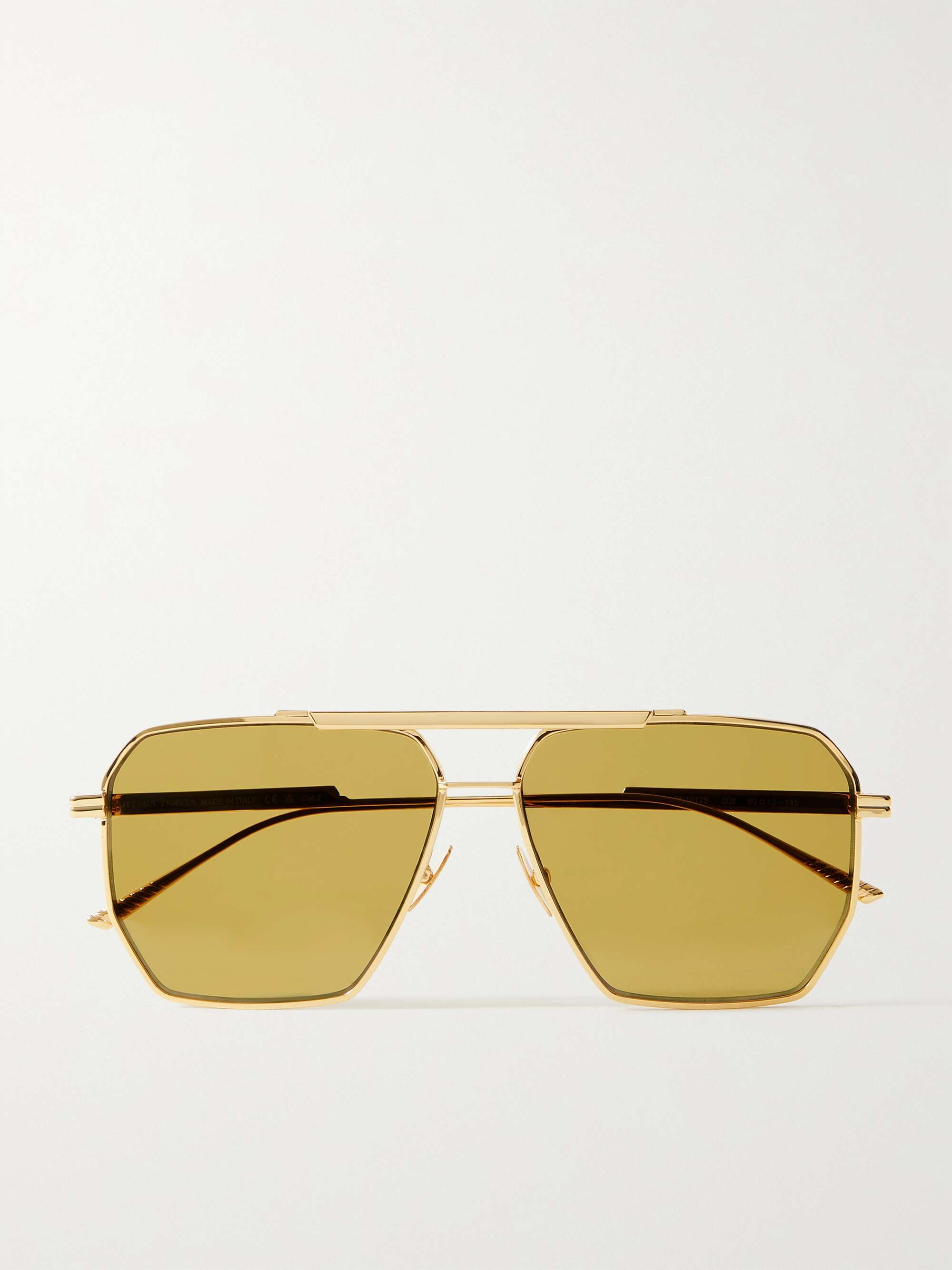 Bottega veneta hexagonal aviator sunglasses 2025