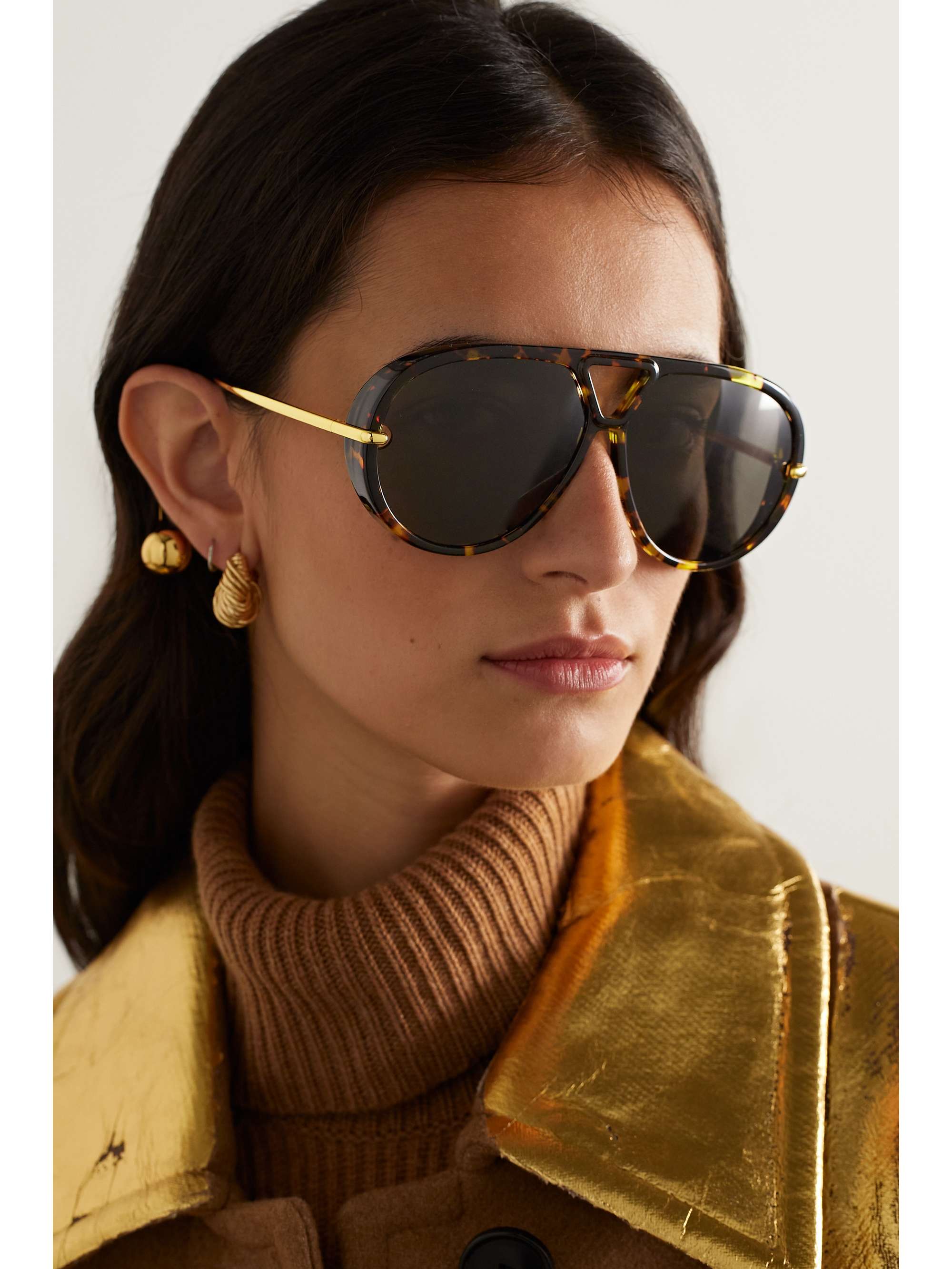 OG Gangster Lowrider LOC Style Sunglasses Tortoise/Gold Amber/Brown 32AF UV400