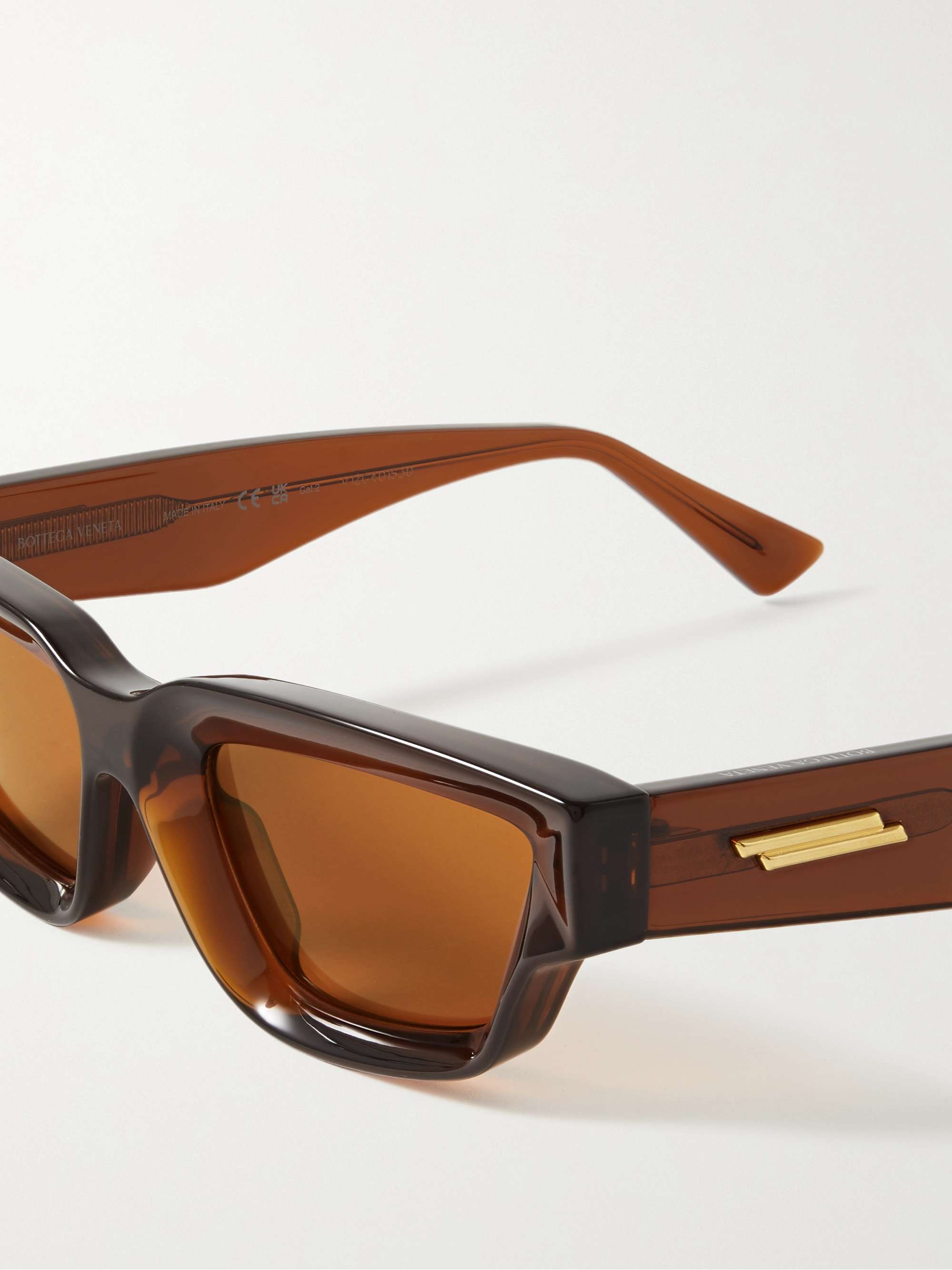 Bottega Veneta Eyewear tortoiseshell-effect cat-eye Sunglasses