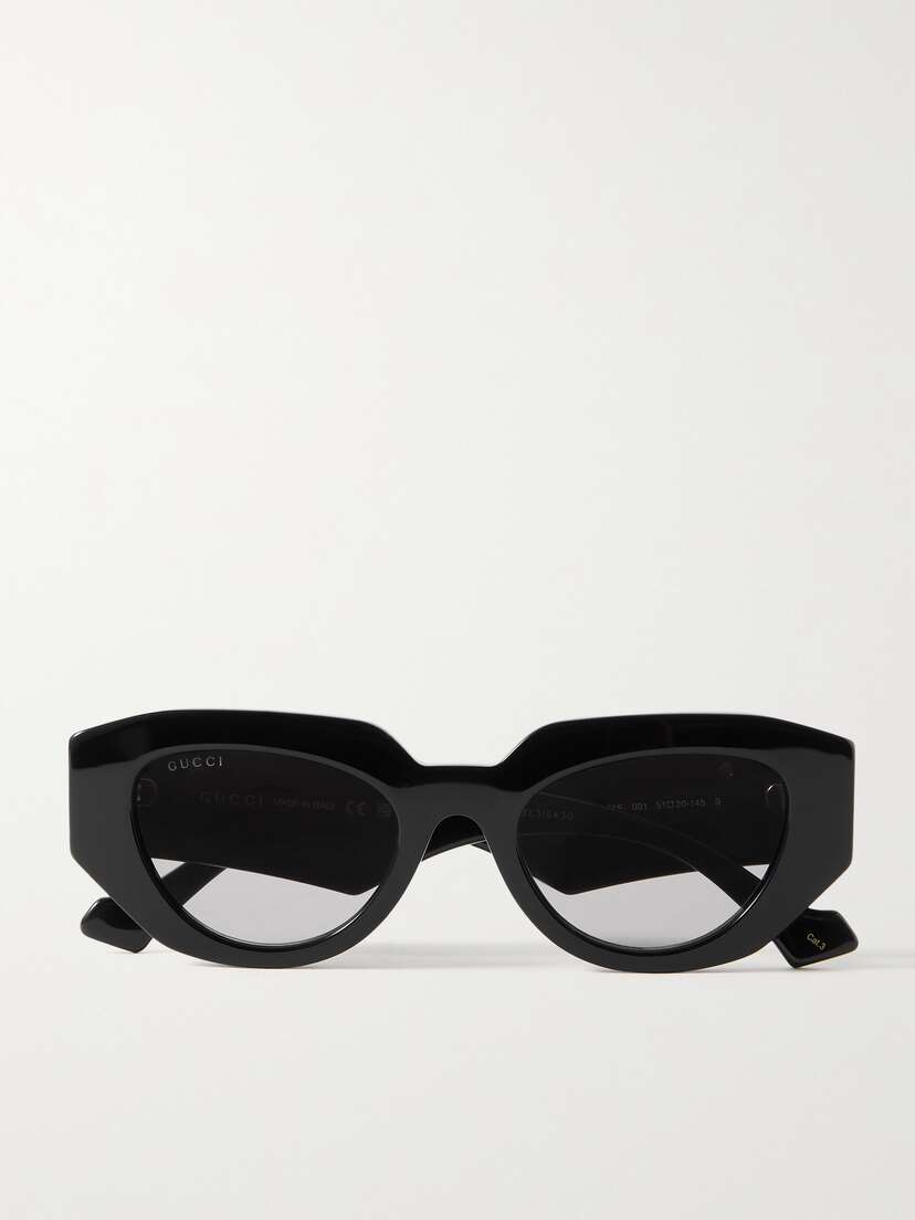 Gucci Eyewear Cat-eye Recycled-acetate Sunglasses - - One size