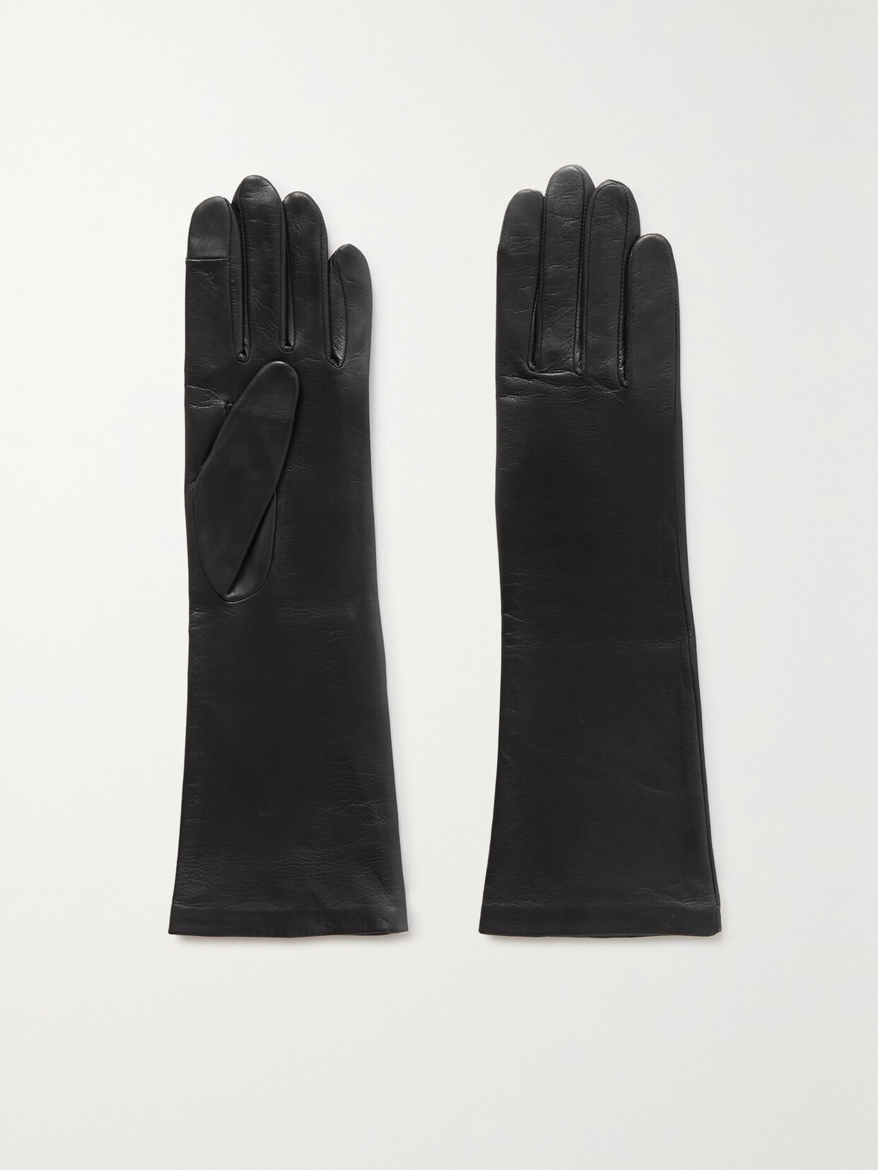 Agnelle - Celia Leather Gloves - Brown