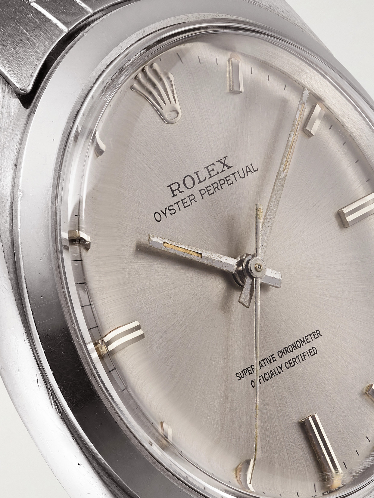 Rolex 1966 Oyster Perpetual Automatic 36mm Oystersteel Watch In Silver