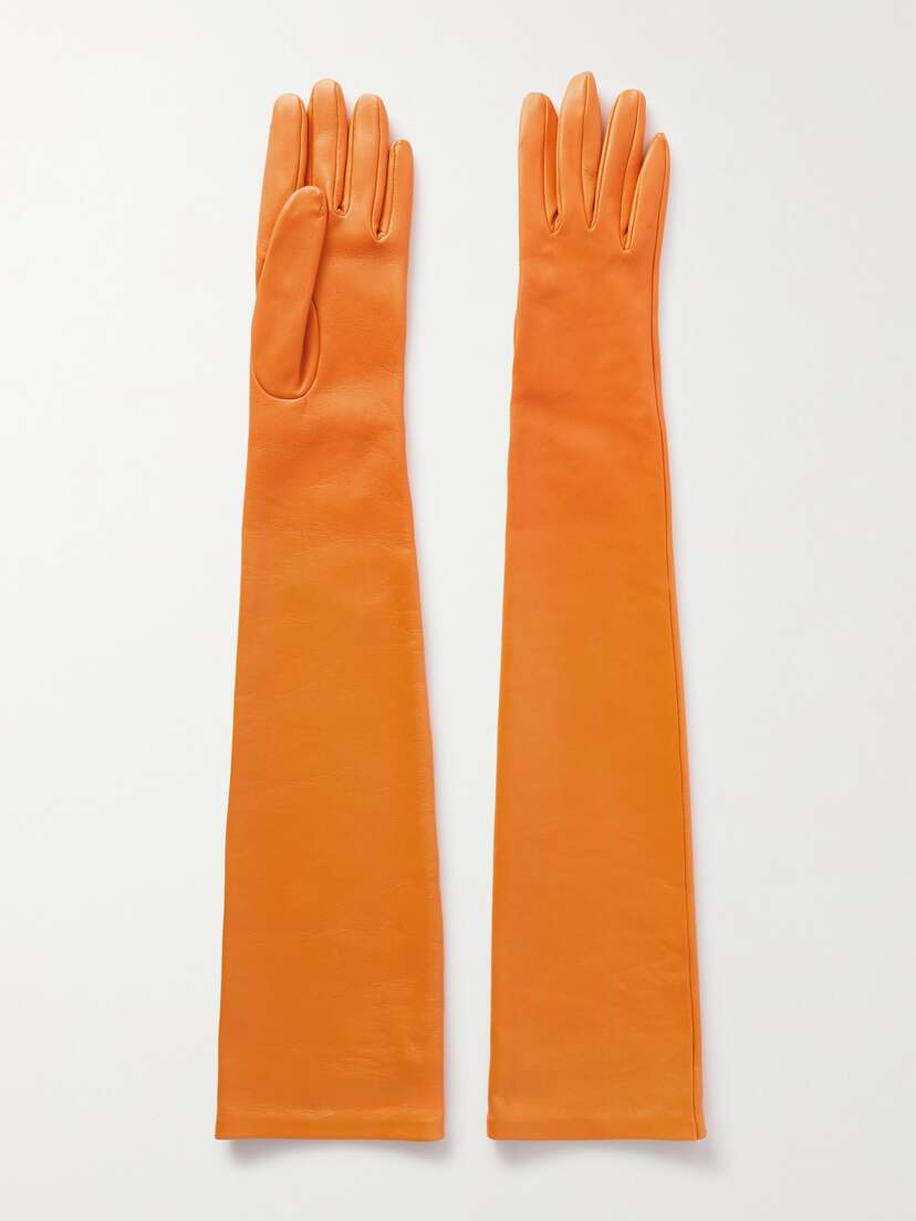 The Row Simon Leather Gloves