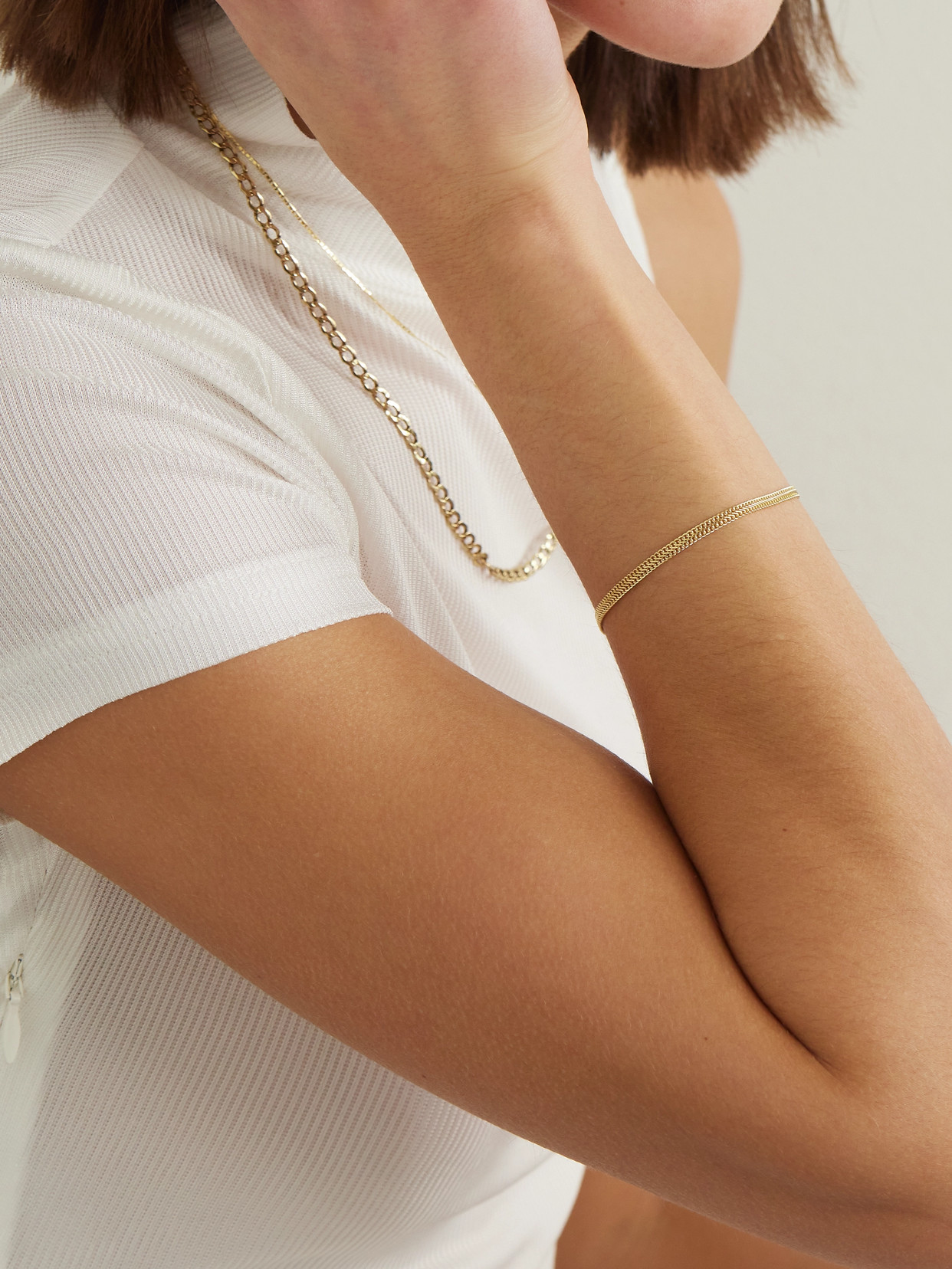Loren Stewart 18-karat Gold Bracelet In Gold