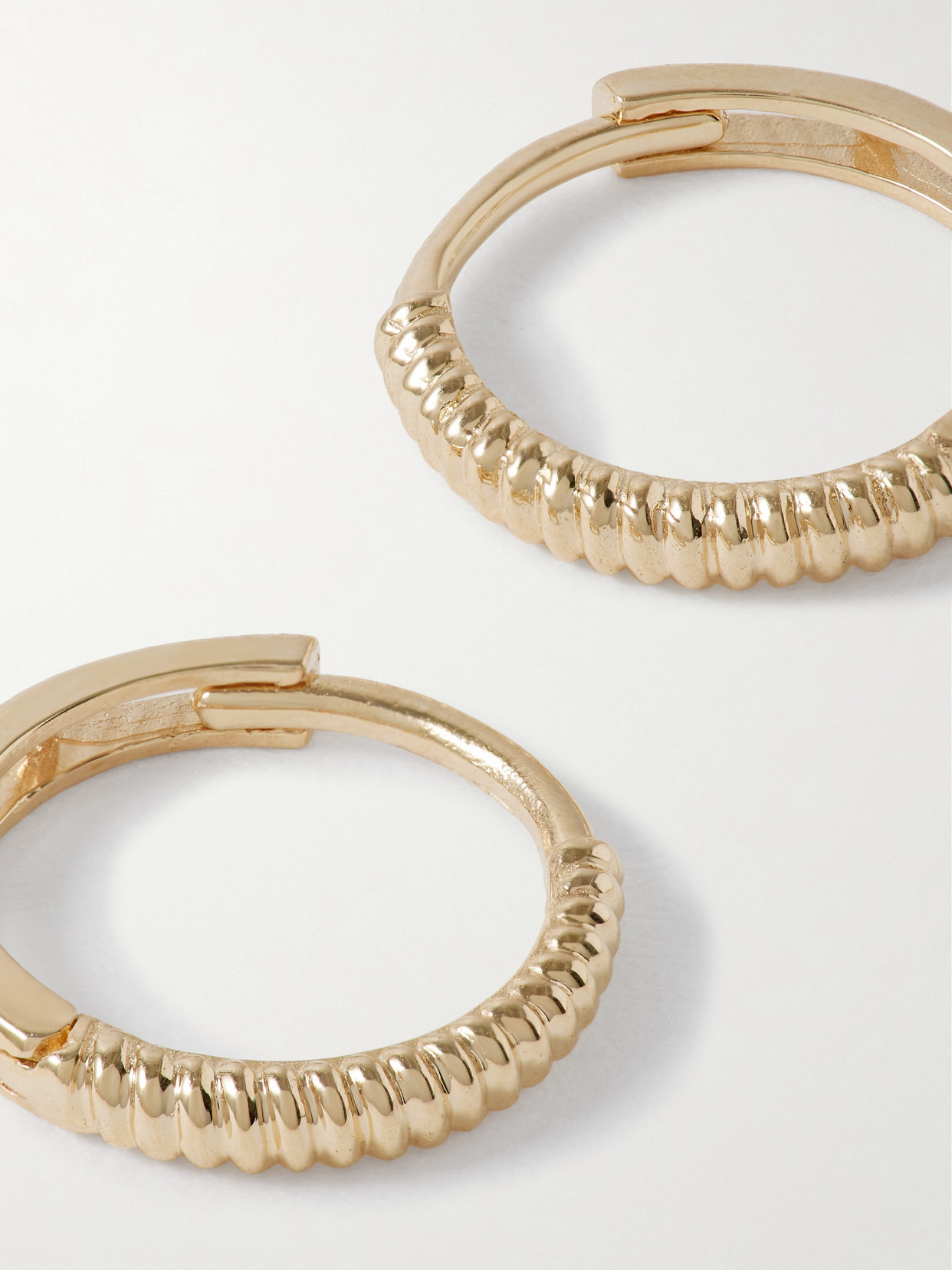 Loren Stewart 14-karat Gold Hoop Earrings In Gold