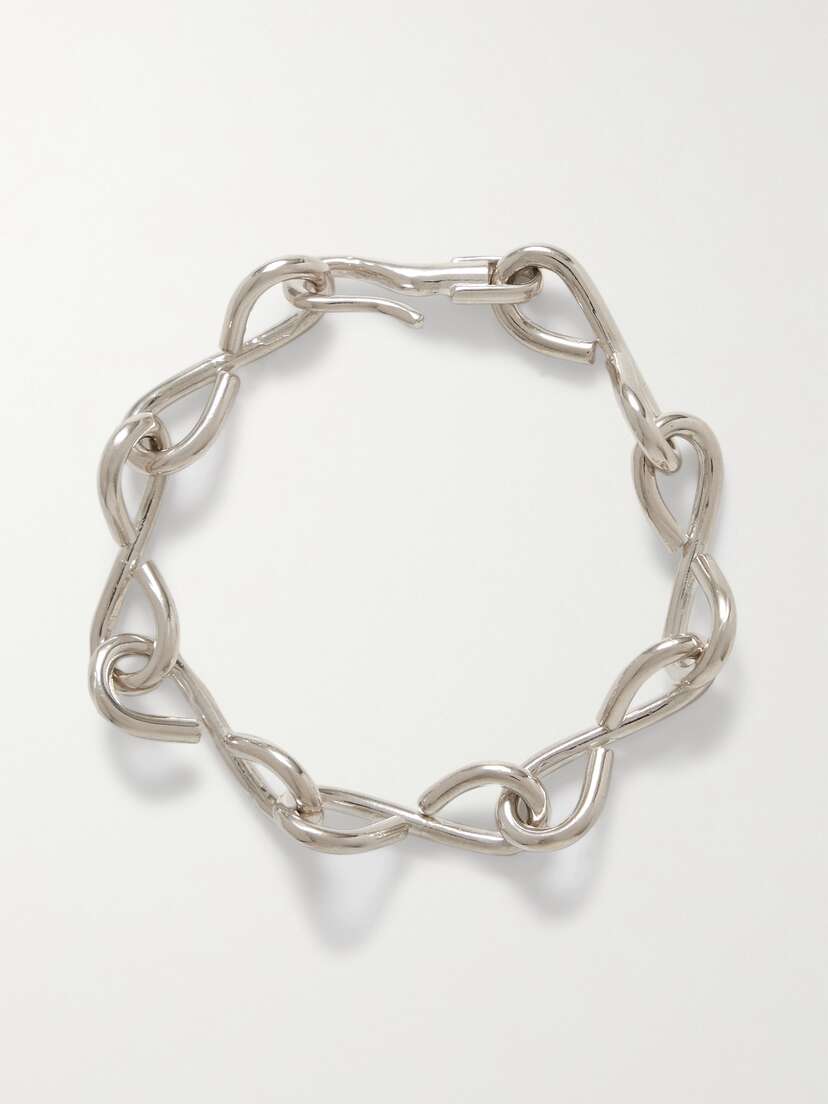 Loren Stewart + Net Sustain Figure Eight Recycled Sterling Silver Bracelet