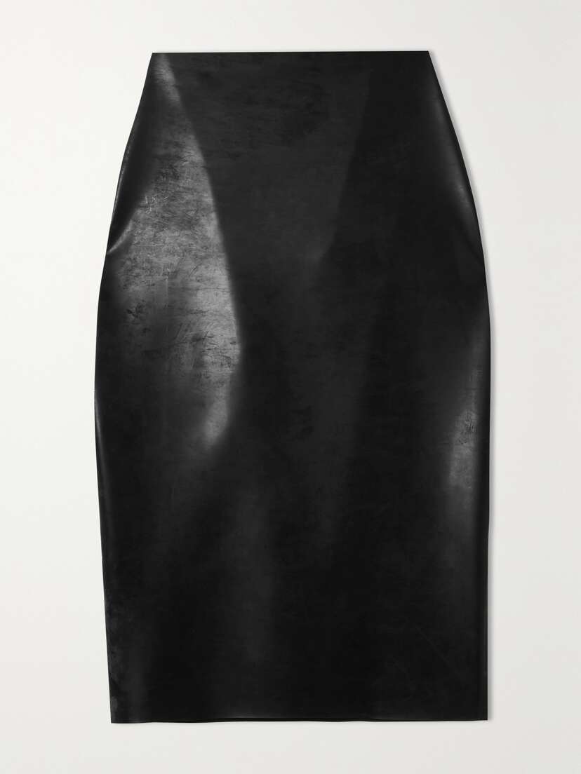 Alaïa Latex Pencil Skirt