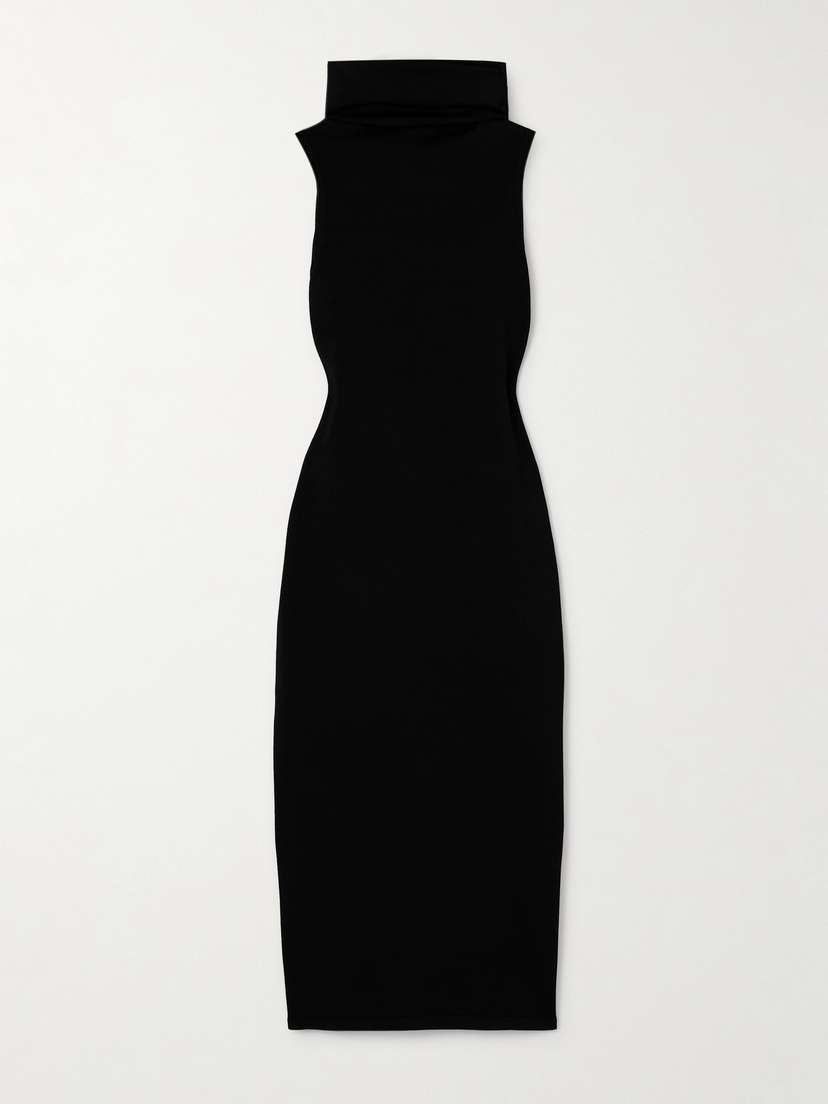 Alaïa Hooded Stretch-knit Dress - FR 38