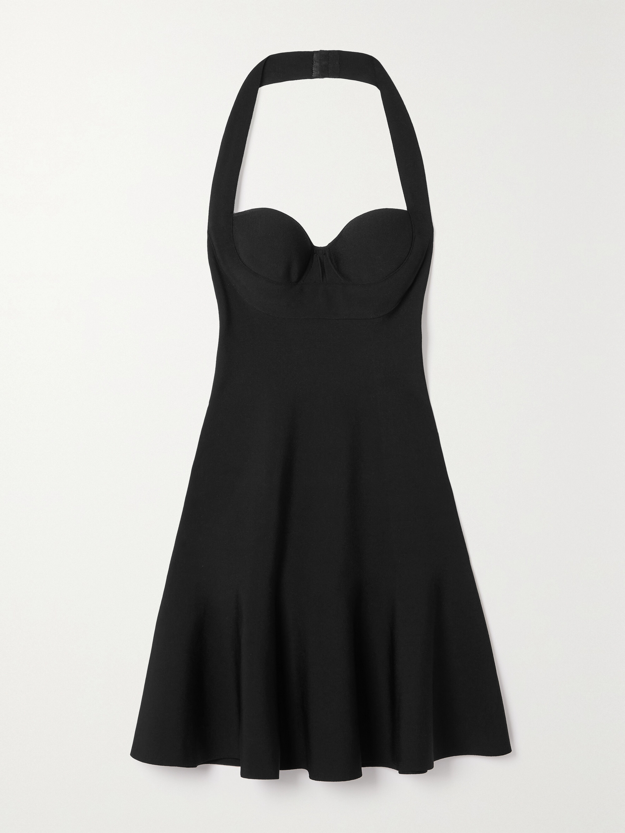 Alaïa Knitted halterneck mini dress thumbnail