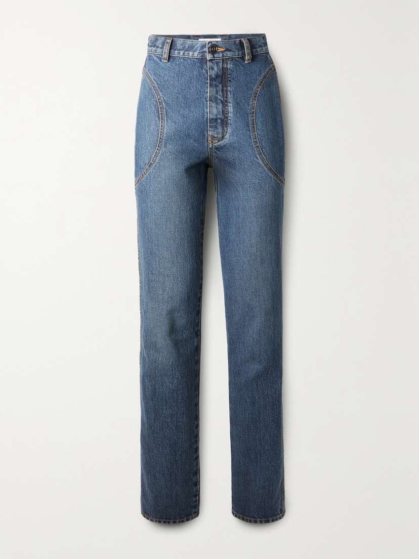 Alaïa High-rise Straight-leg Jeans