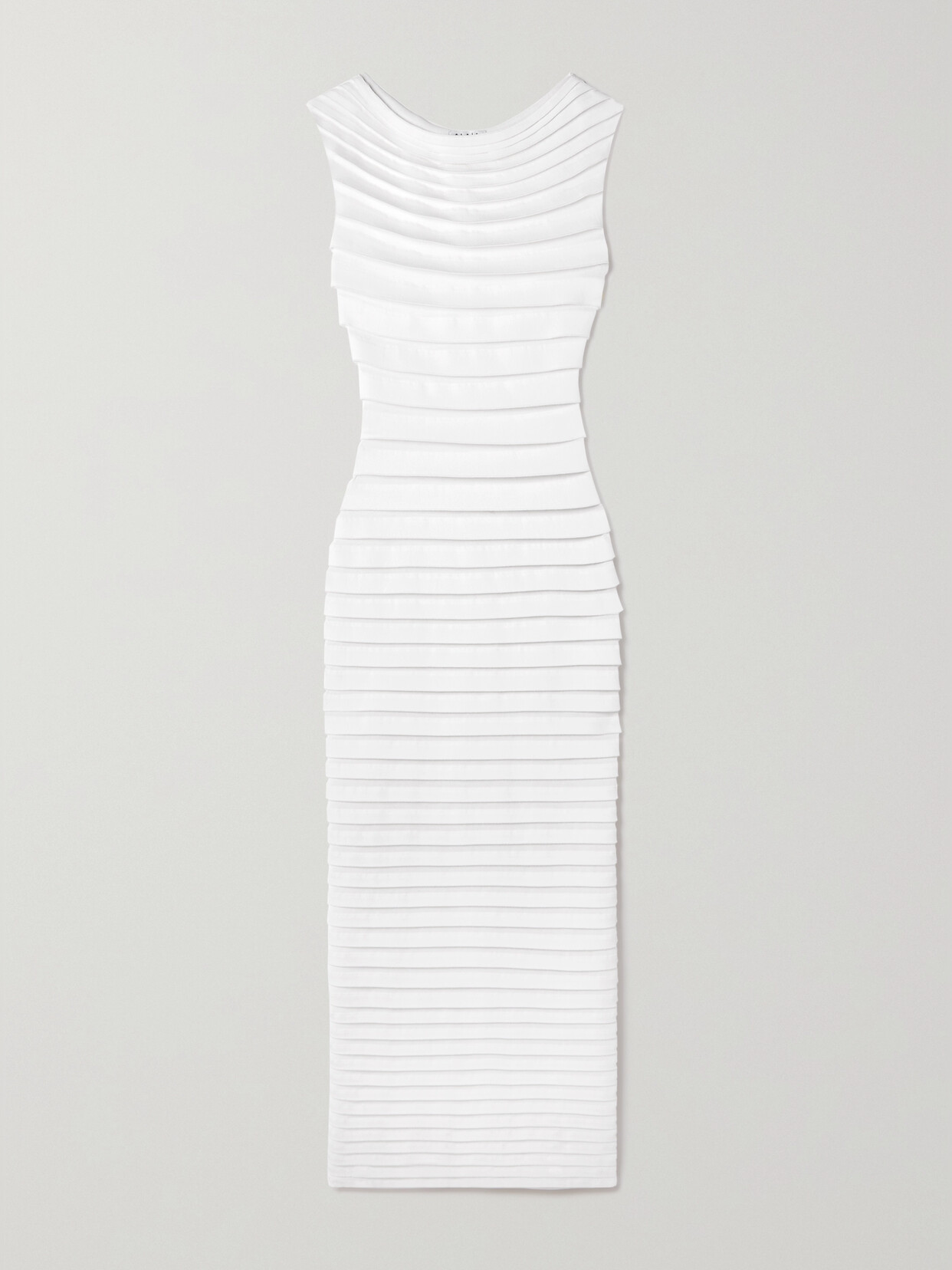 Alaïa Layered Extra-long Dress In White