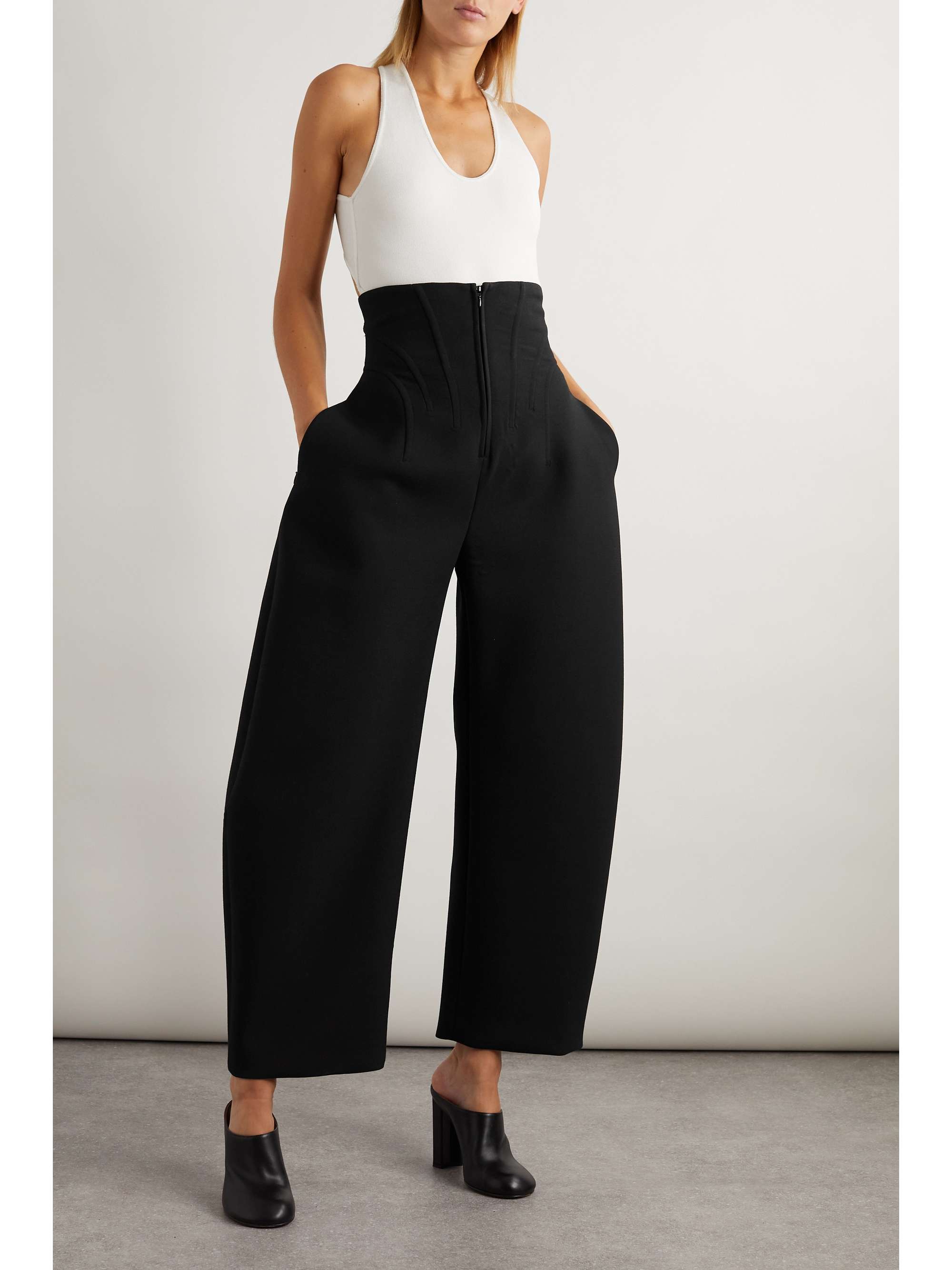 ALAÏA Stretch-wool tapered pants