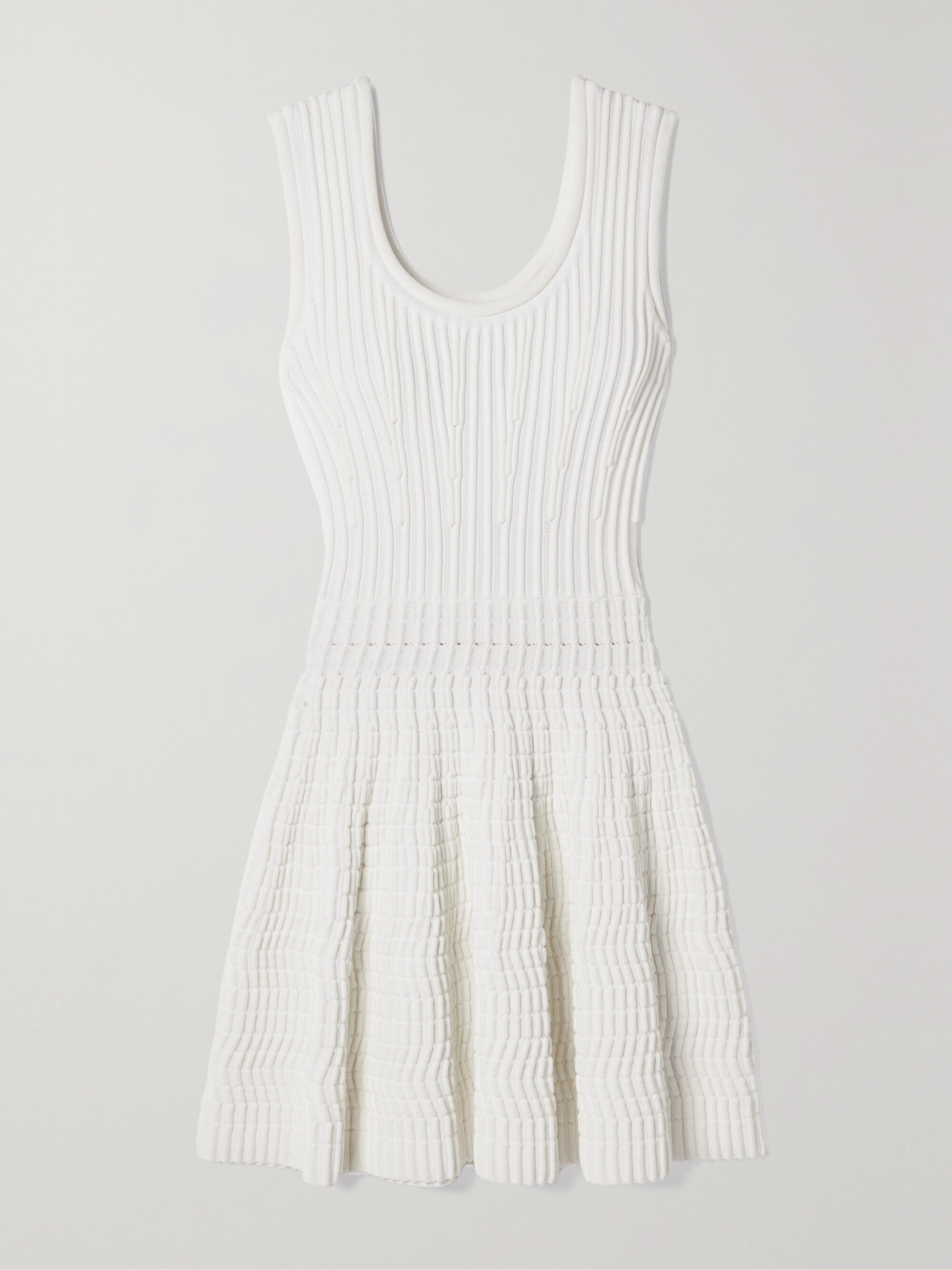 Alaïa Ribbed stretch-knit mini dress