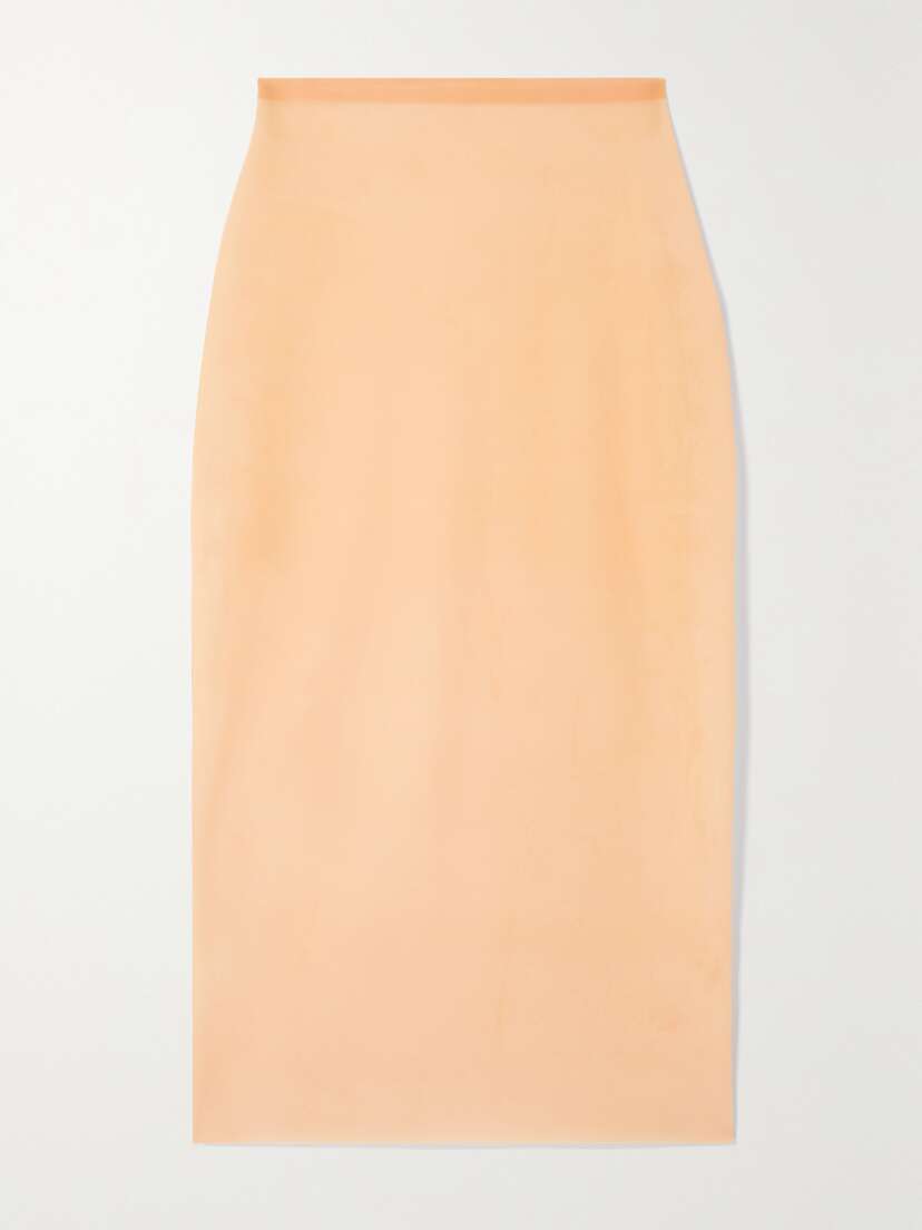 Alaïa Latex Pencil Skirt