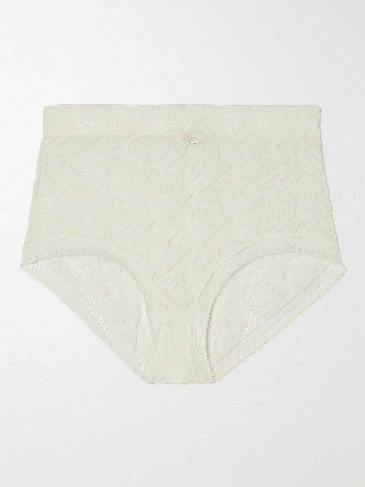 Eres Celeste Calme Stretch-lace Briefs - White