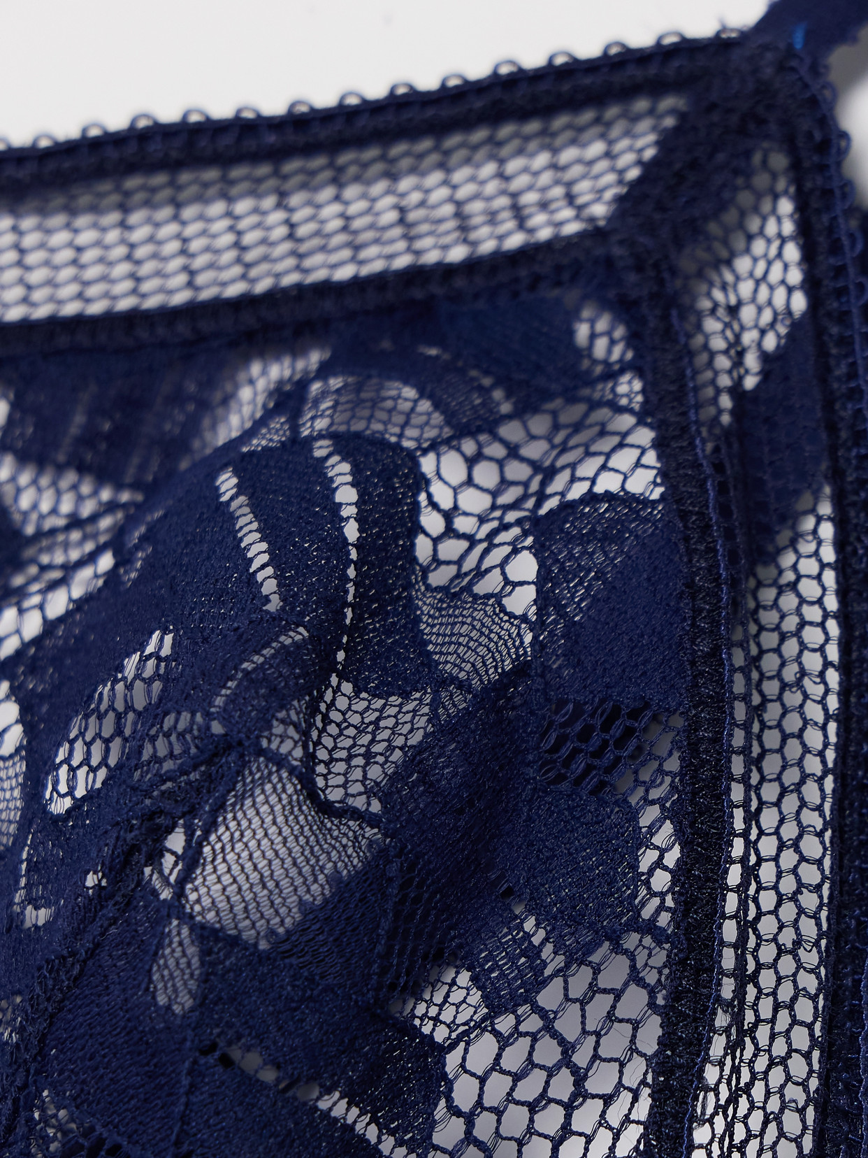 Eres Celeste Onctueux Stretch-lace Soft-cup Triangle Bra In Blue