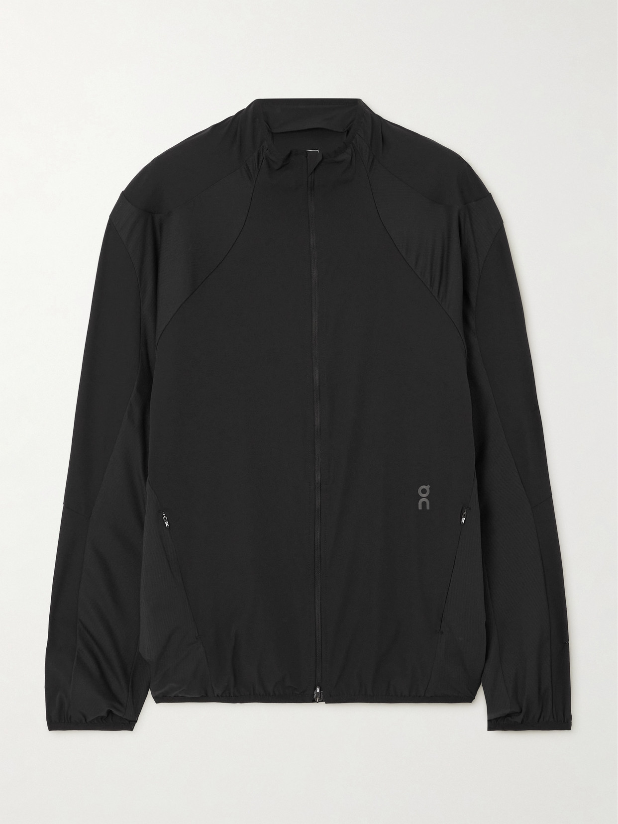 On + Post Archive Facti Breaker Stretch Recycled-shell And Mesh Jacket In Black