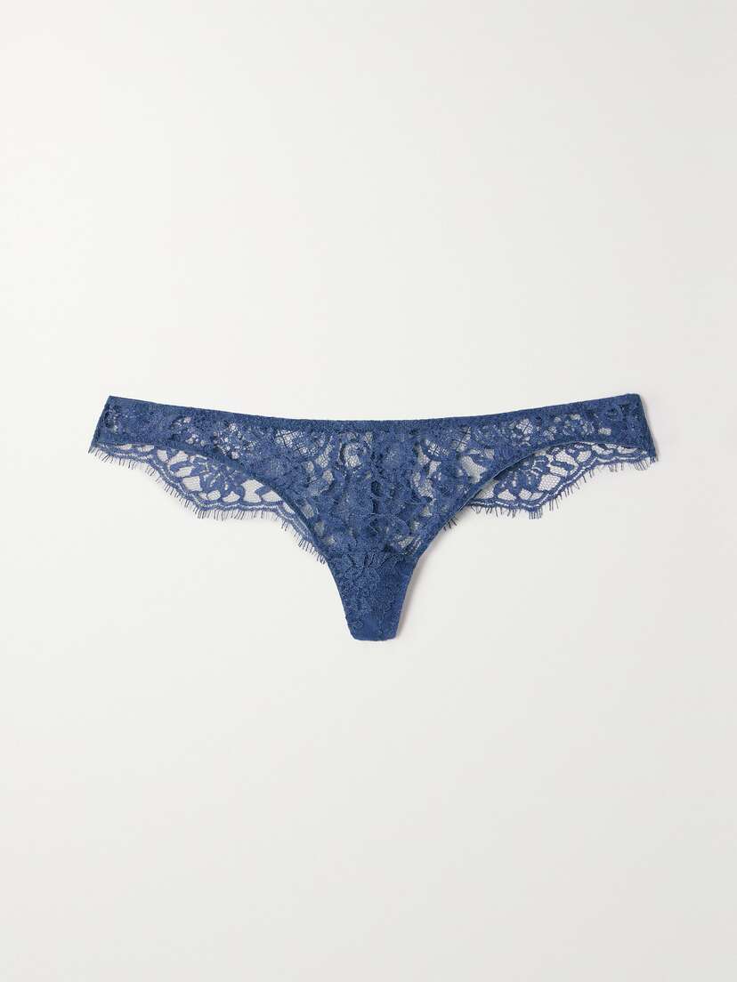 Coco de Mer Hera Leavers Lace Thong