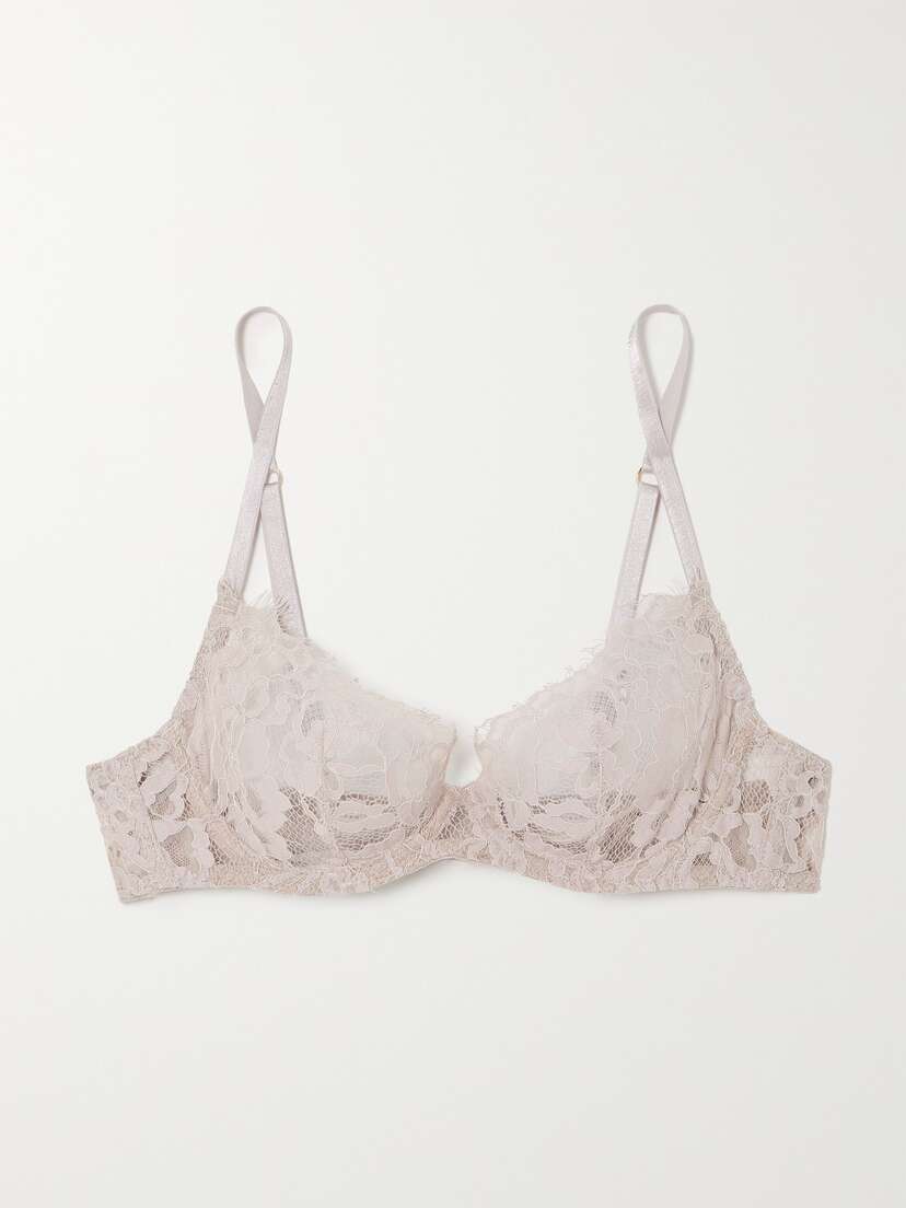 Coco de Mer Aurelia Corded Lace Underwired Soft-cup Bra