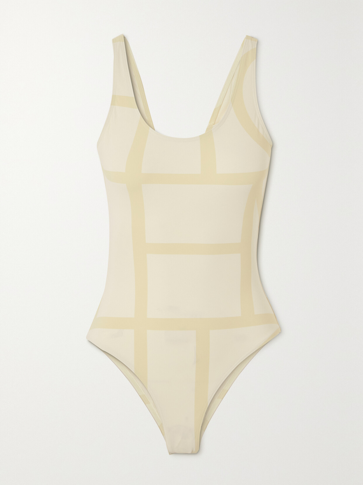 TOTEME - Monogram Printed Recycled Swimsuit - Neutrals