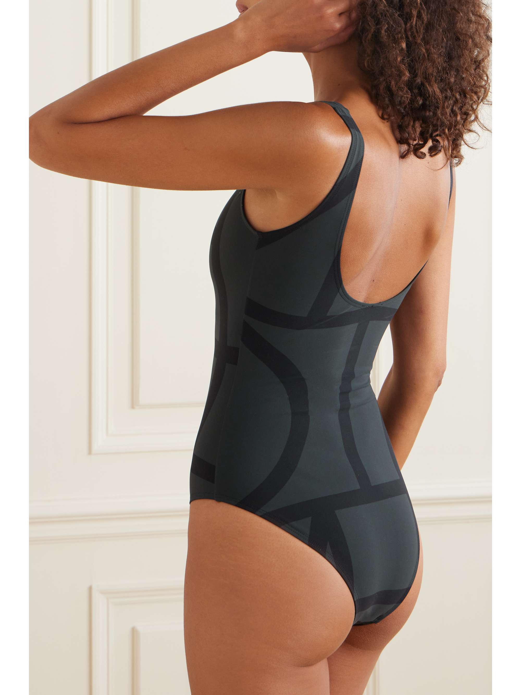 TOTEME Printed recycled swimsuit
