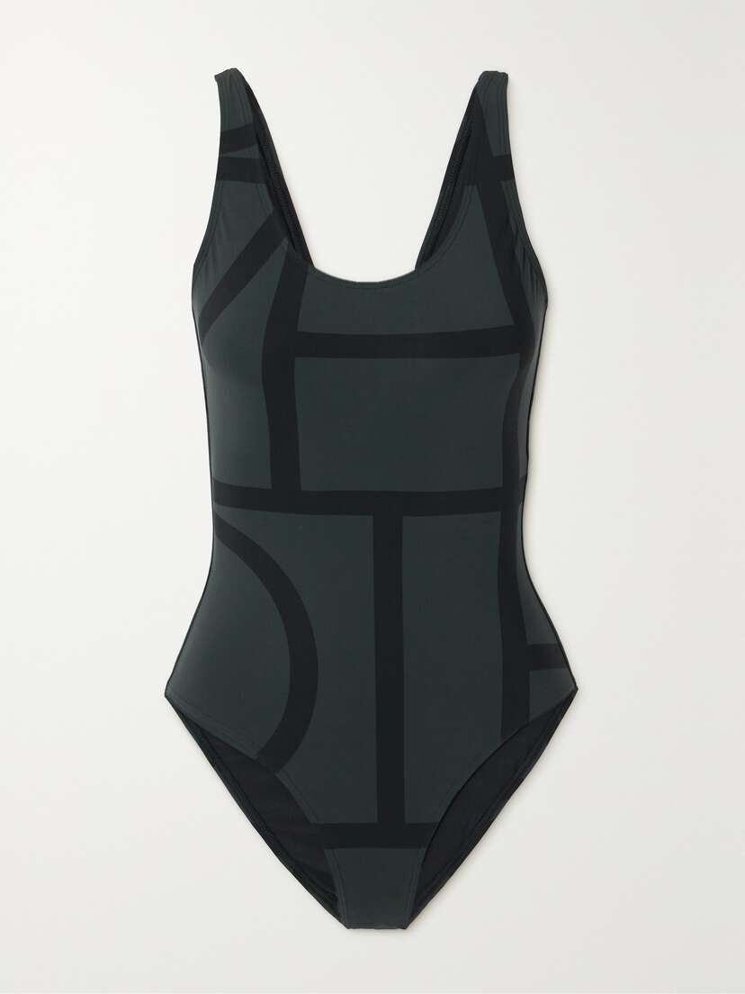 TOTEME Monogram Printed Recycled Swimsuit