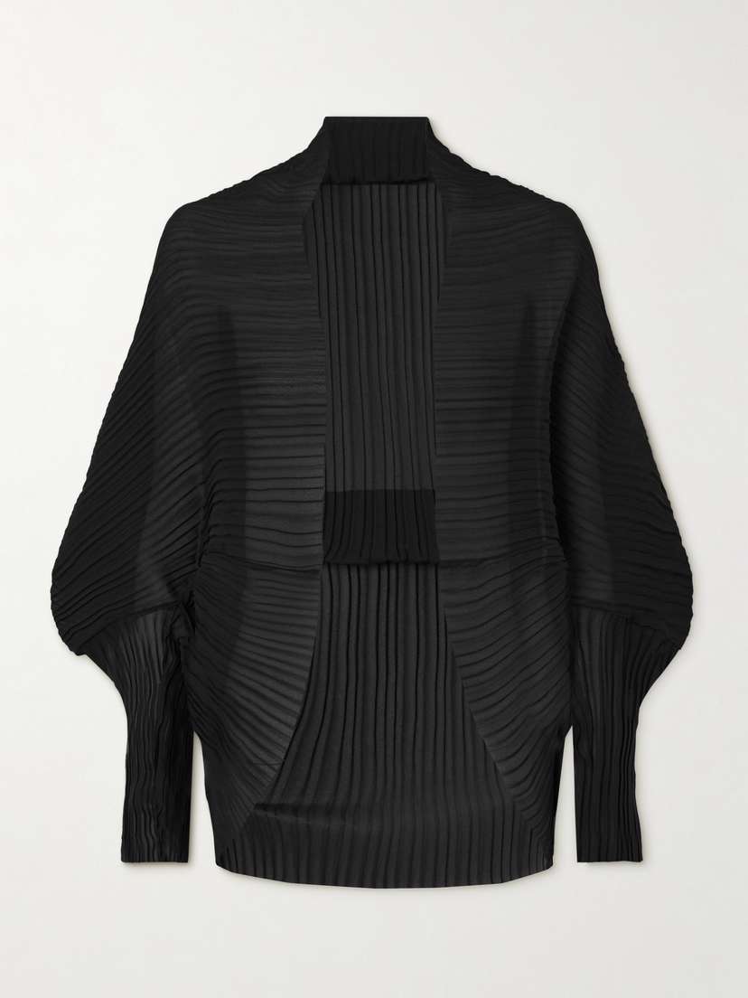 Max Mara Plissé-chiffon Jacket