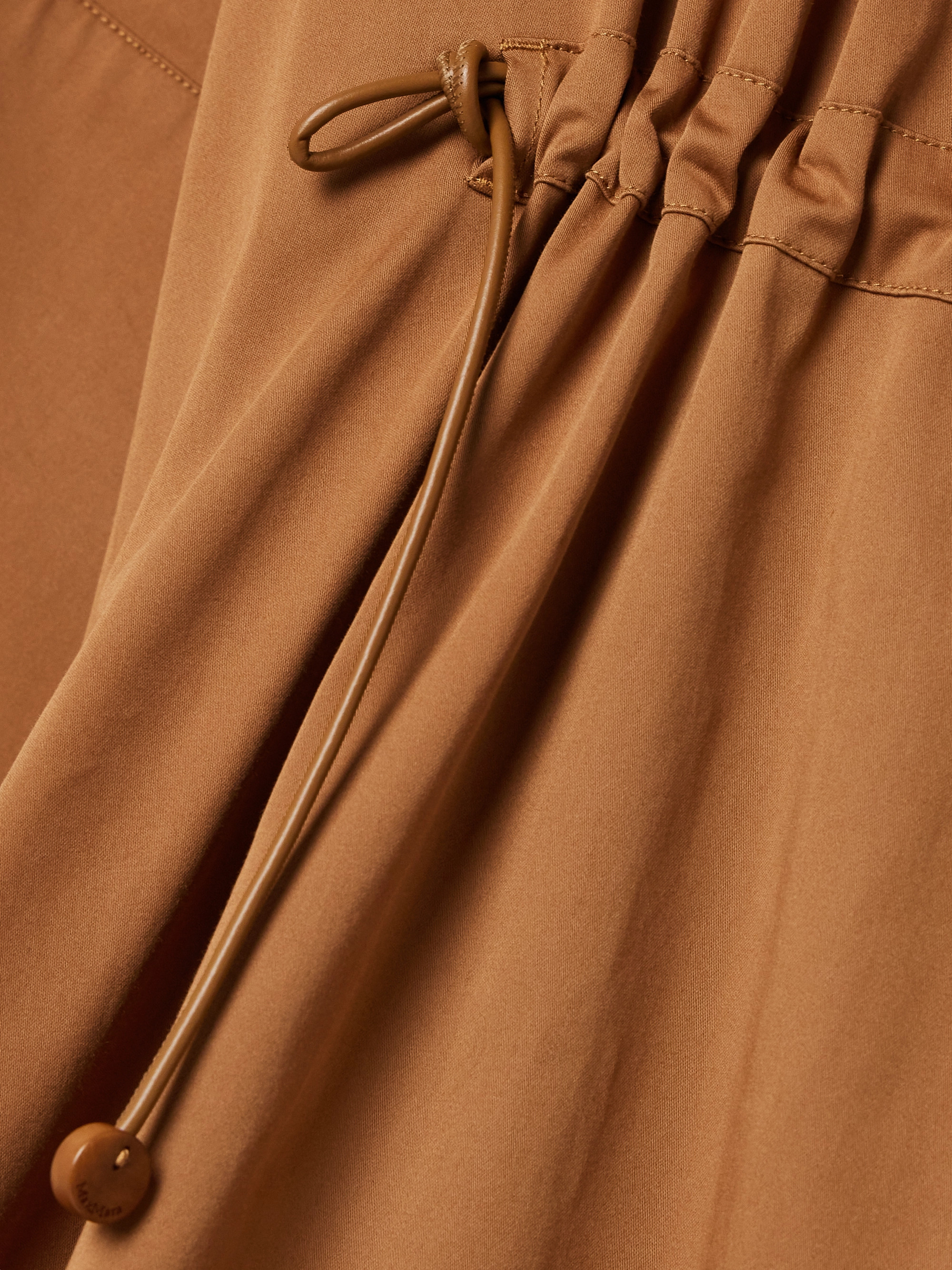 Max Mara Eulalia cotton-blend sateen midi dress thumbnail
