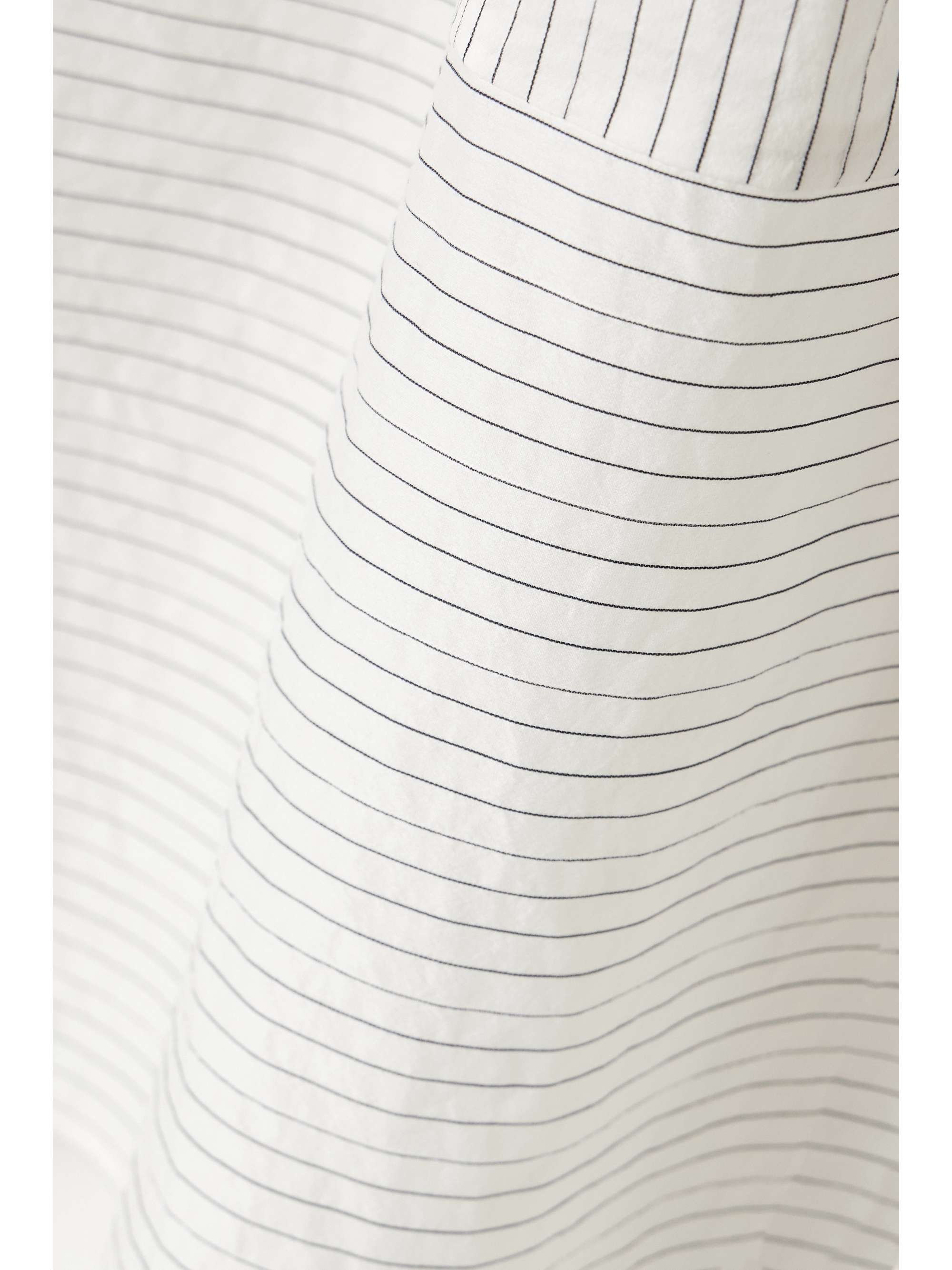 MAX MARA Saletta oversized pinstriped cotton and silk-blend blouse ...