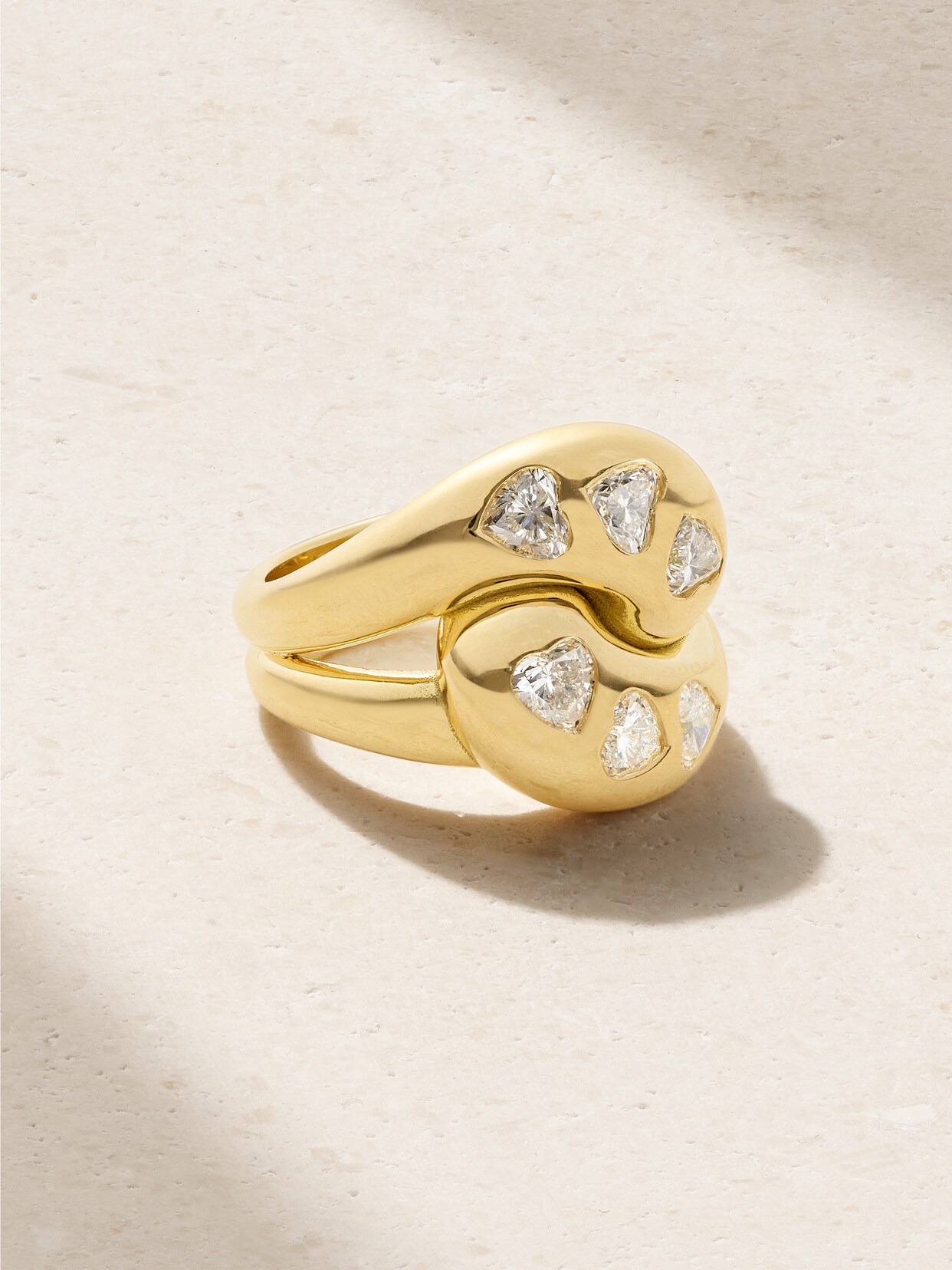 Brent Neale - Knot 18-karat Gold Diamond Ring - 4