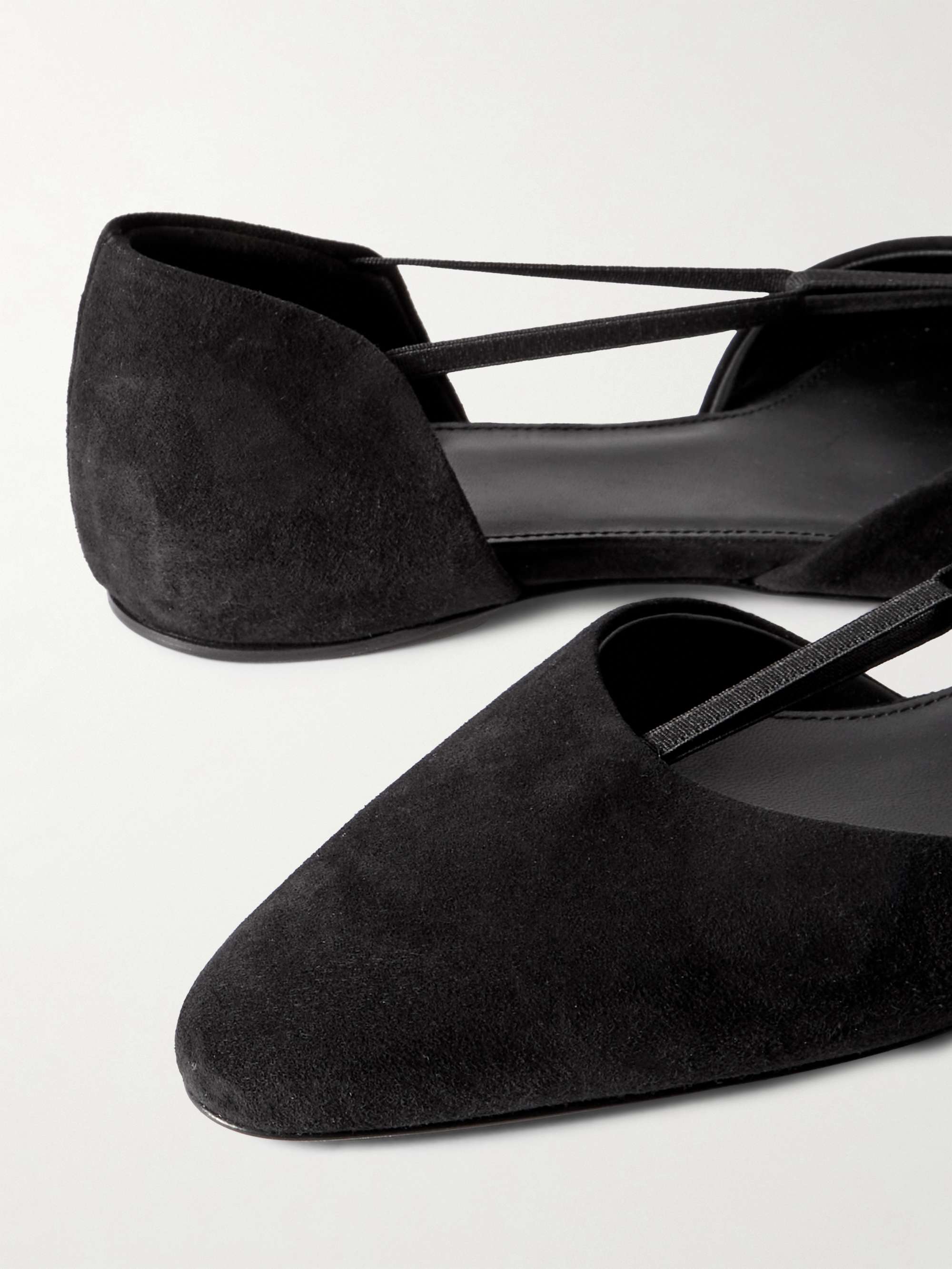TOTEME The T-strap faille point-toe flats