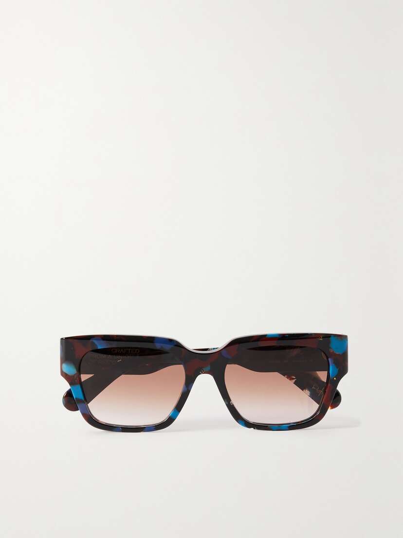 Chloé Gayia Square-frame Tortoiseshell Recycled-acetate Sunglasses