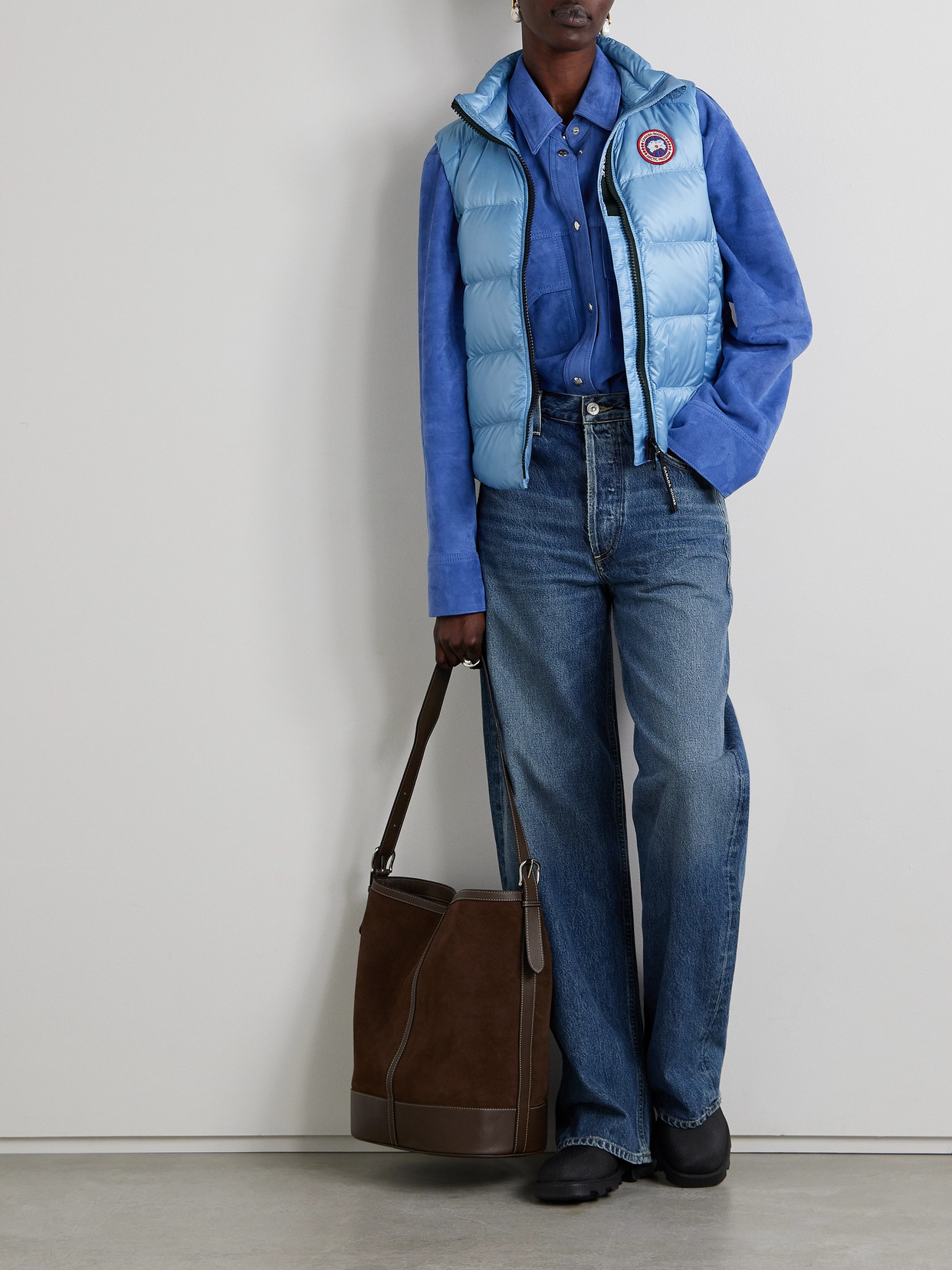 Canada Goose Cypress Quilted Ripstop Down Vest In Blue