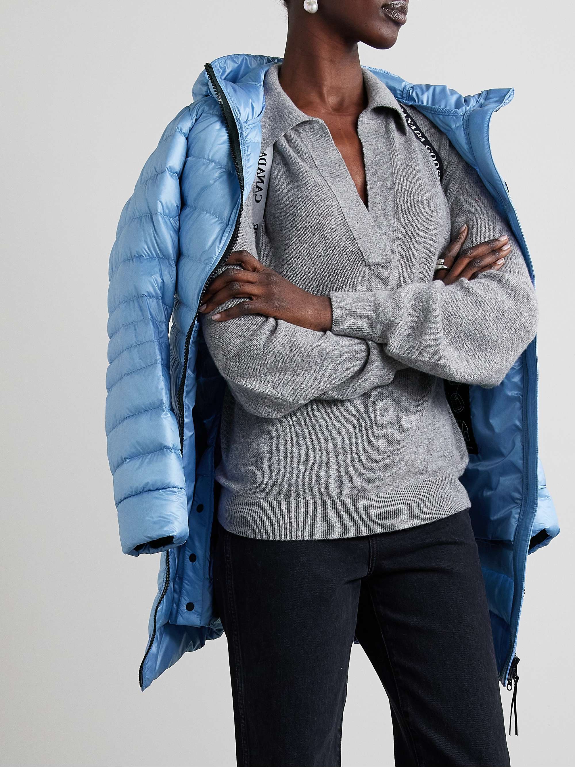 CANADA GOOSE Cypress hooded quilted recycled-ripstop down coat