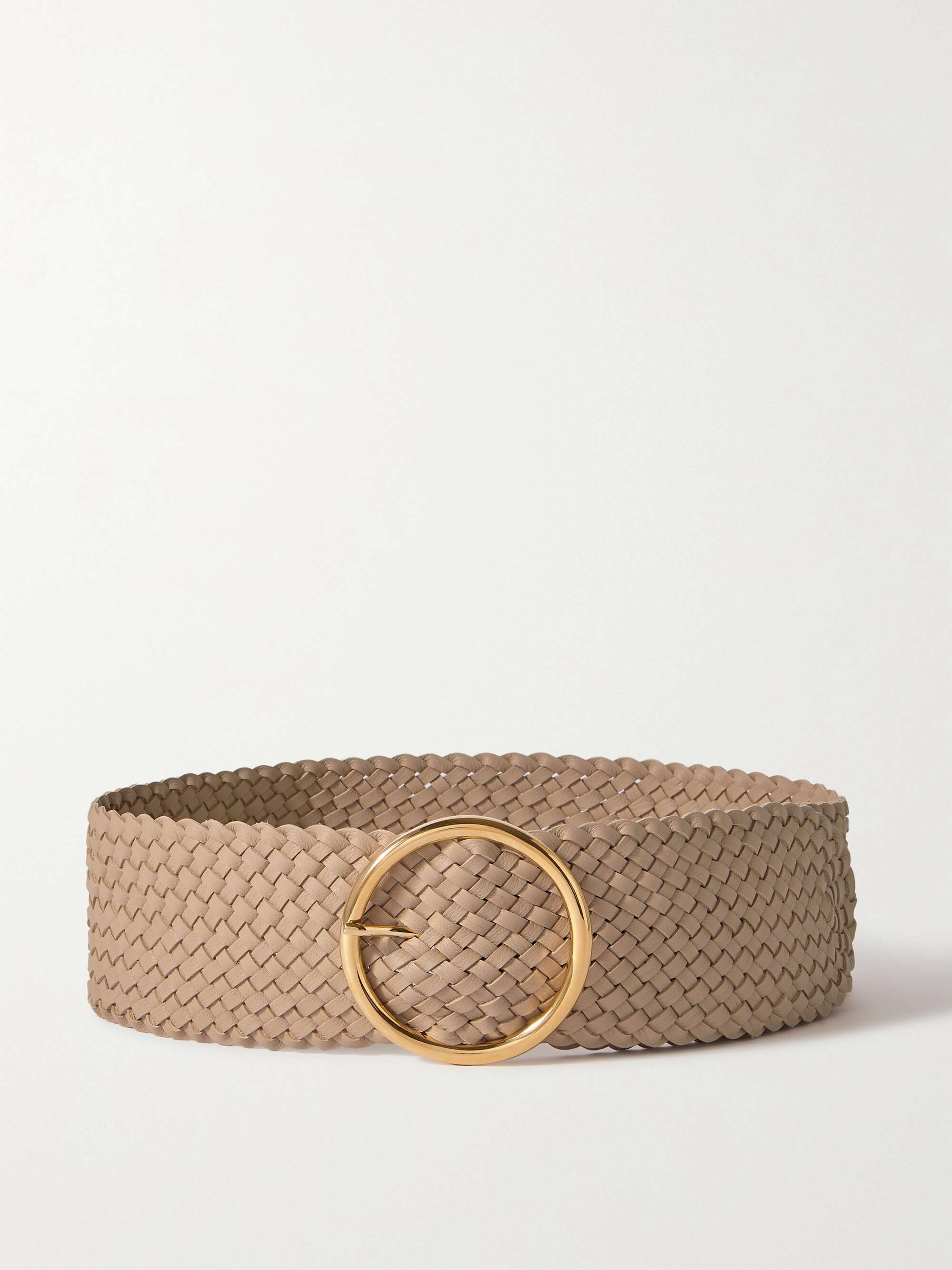 ANDERSON'S Woven leather waist belt