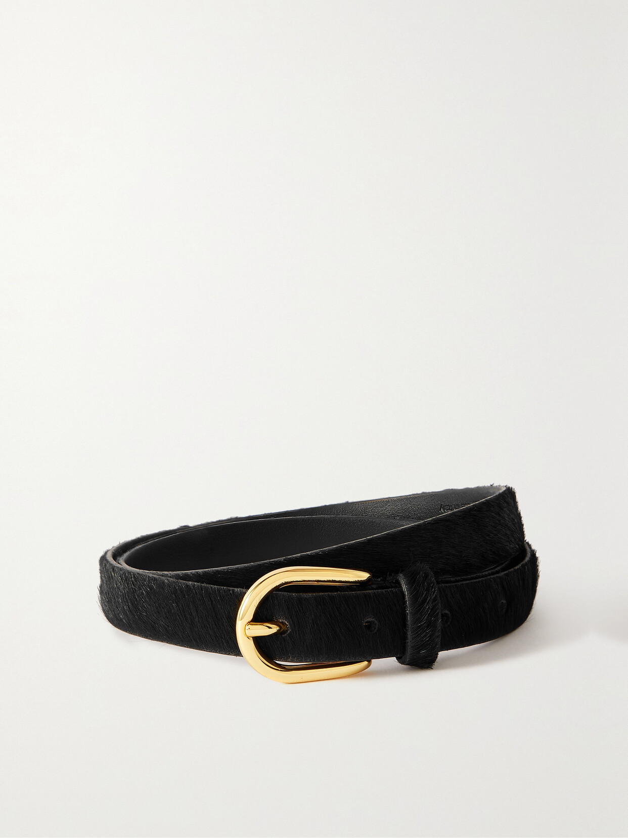 Anderson's - Pony Hair Belt - Black