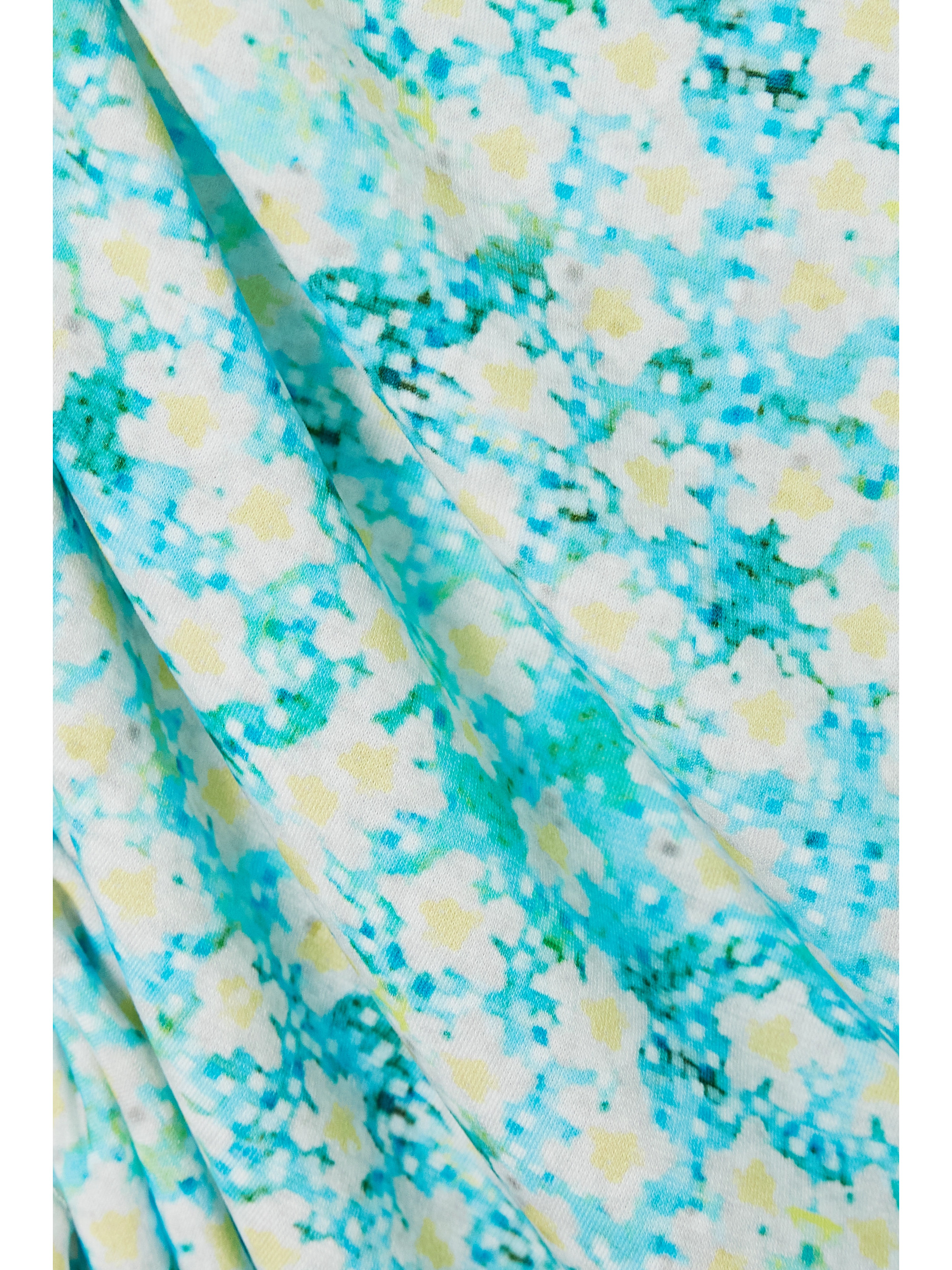 Siedrés Arni cutout floral-print jersey maxi dress