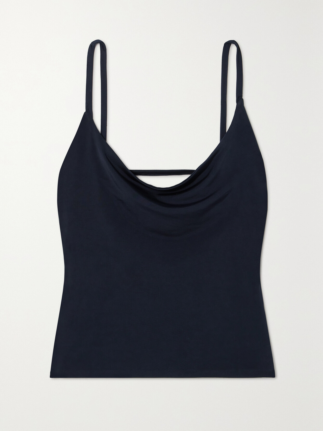 Shop Siedres Windi Open-back Stretch-jersey Camisole In Blue