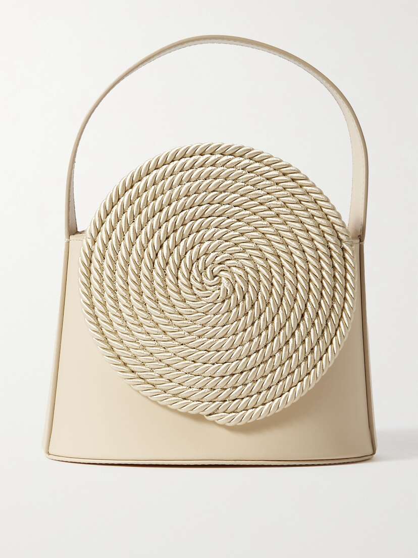 DESTREE Gunther Braided Satin And Leather Bag -  - One size