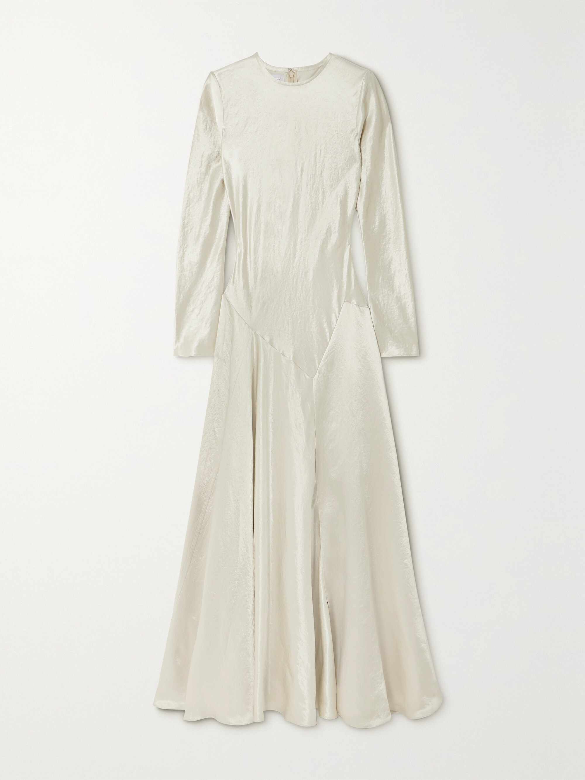 Abadia Yara paneled hammered-satin gown thumbnail