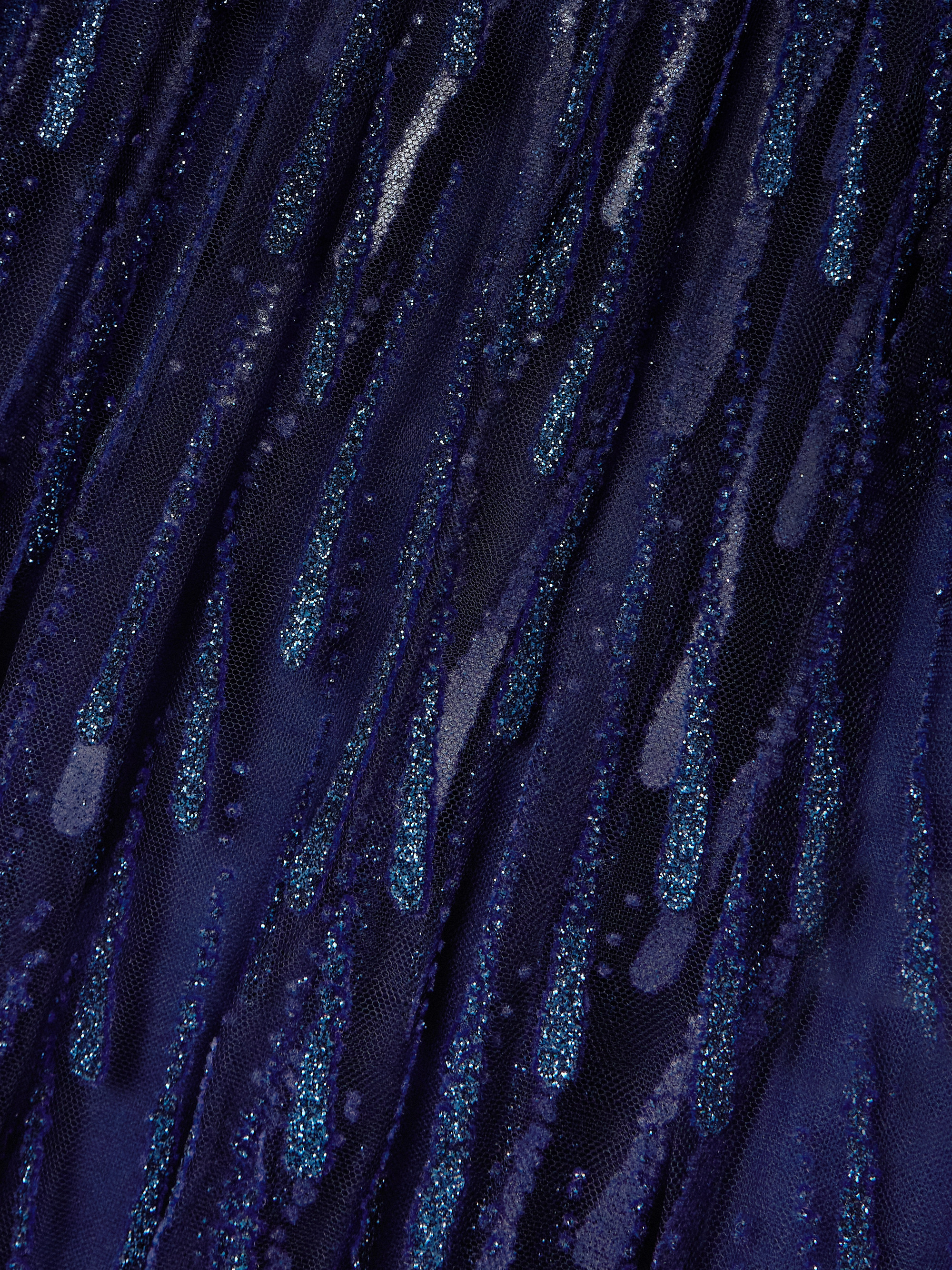 Sandra Mansour Samhain cutout Swiss-dot and glittered tulle gown and gloves set thumbnail