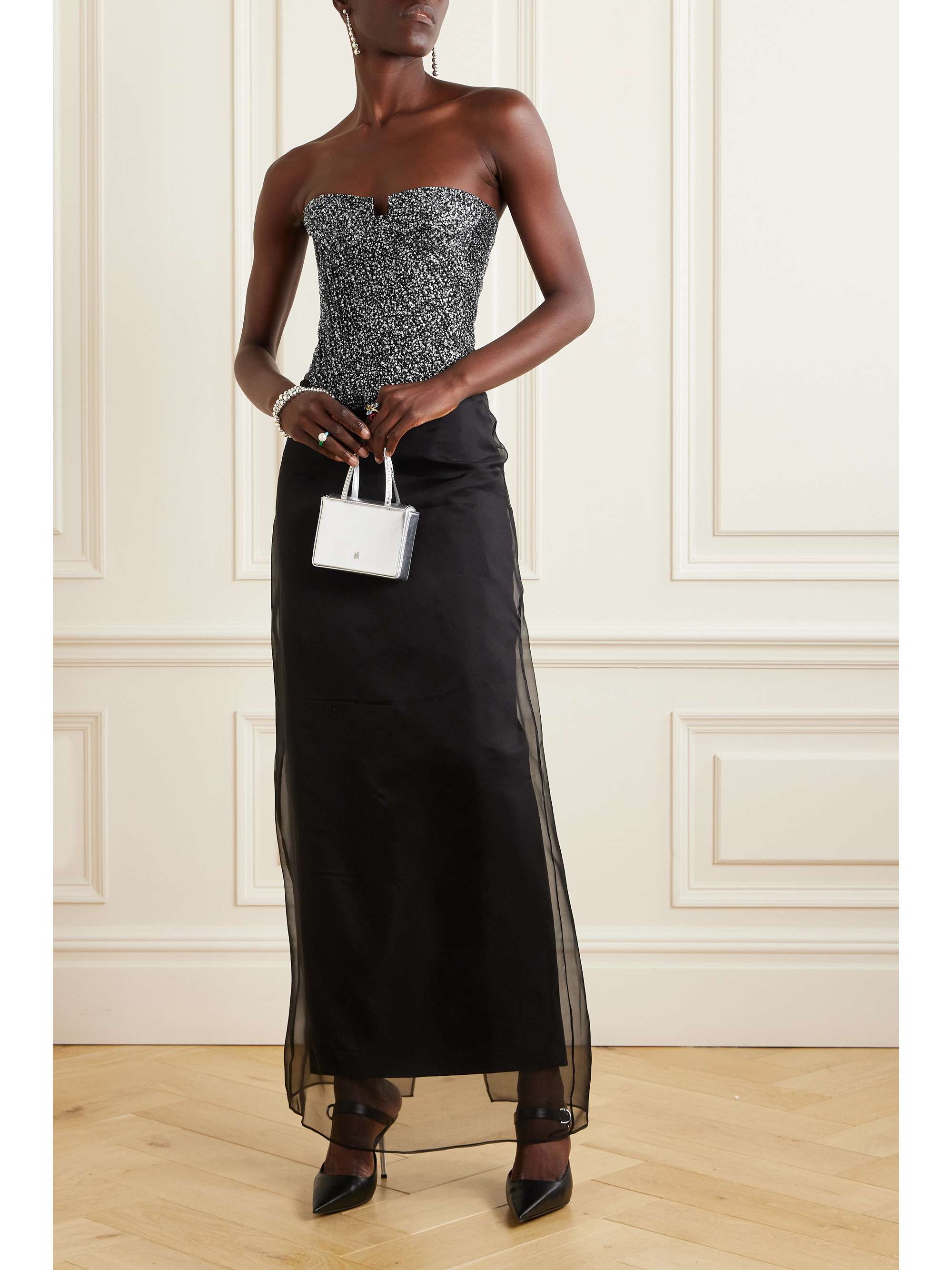 Formal bustier top on sale
