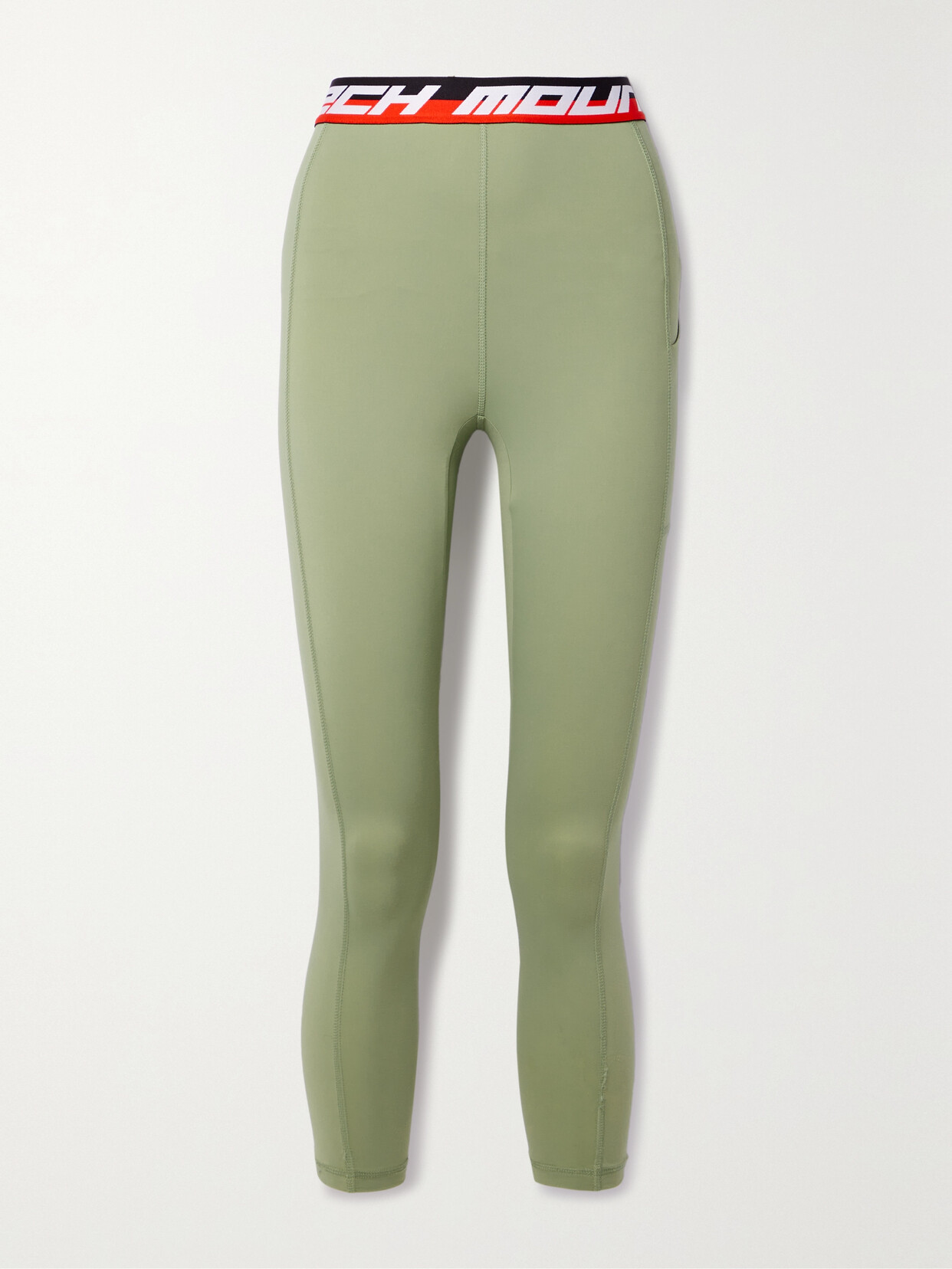 Aztech Mountain Next To Skin Stretch-jersey Leggings In Green