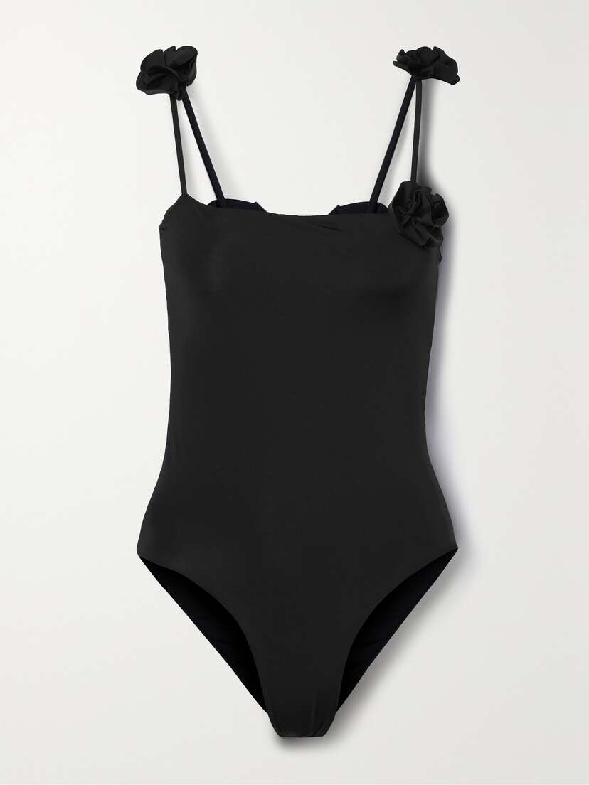 Maygel Coronel + Net Sustain Gimani Appliquéd Swimsuit