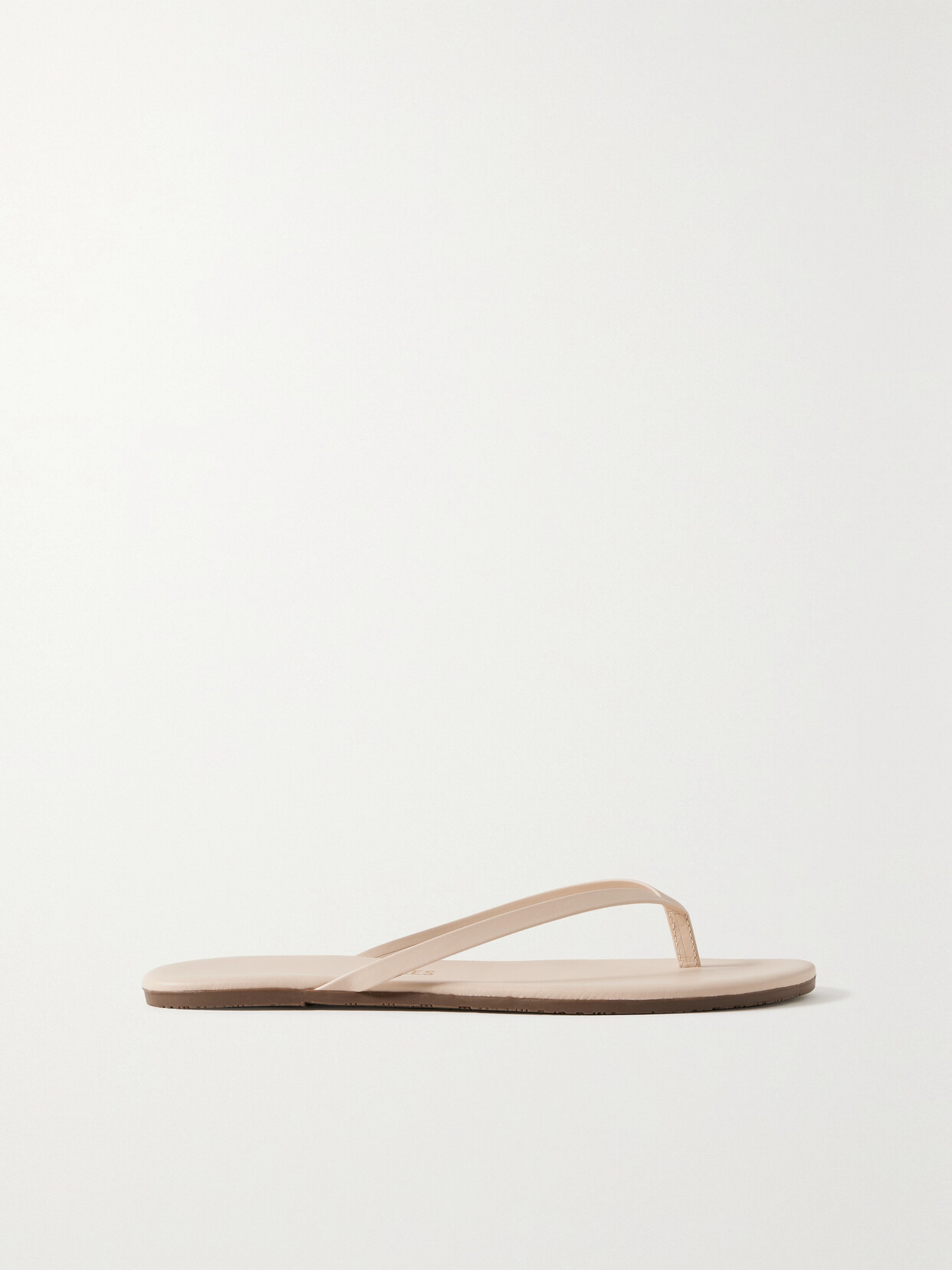 TKEES Foundations Matte-leather Flip Flops - Neutrals