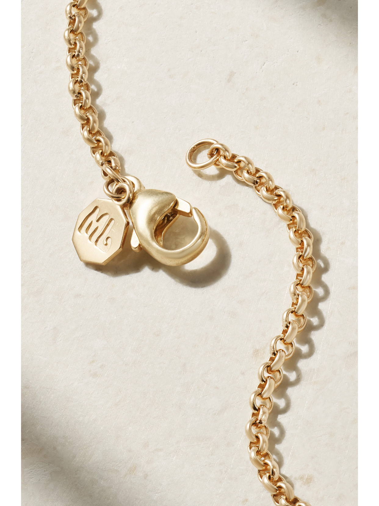 Marlo Laz En Route Petite 14-karat Gold Diamond Necklace In Gold