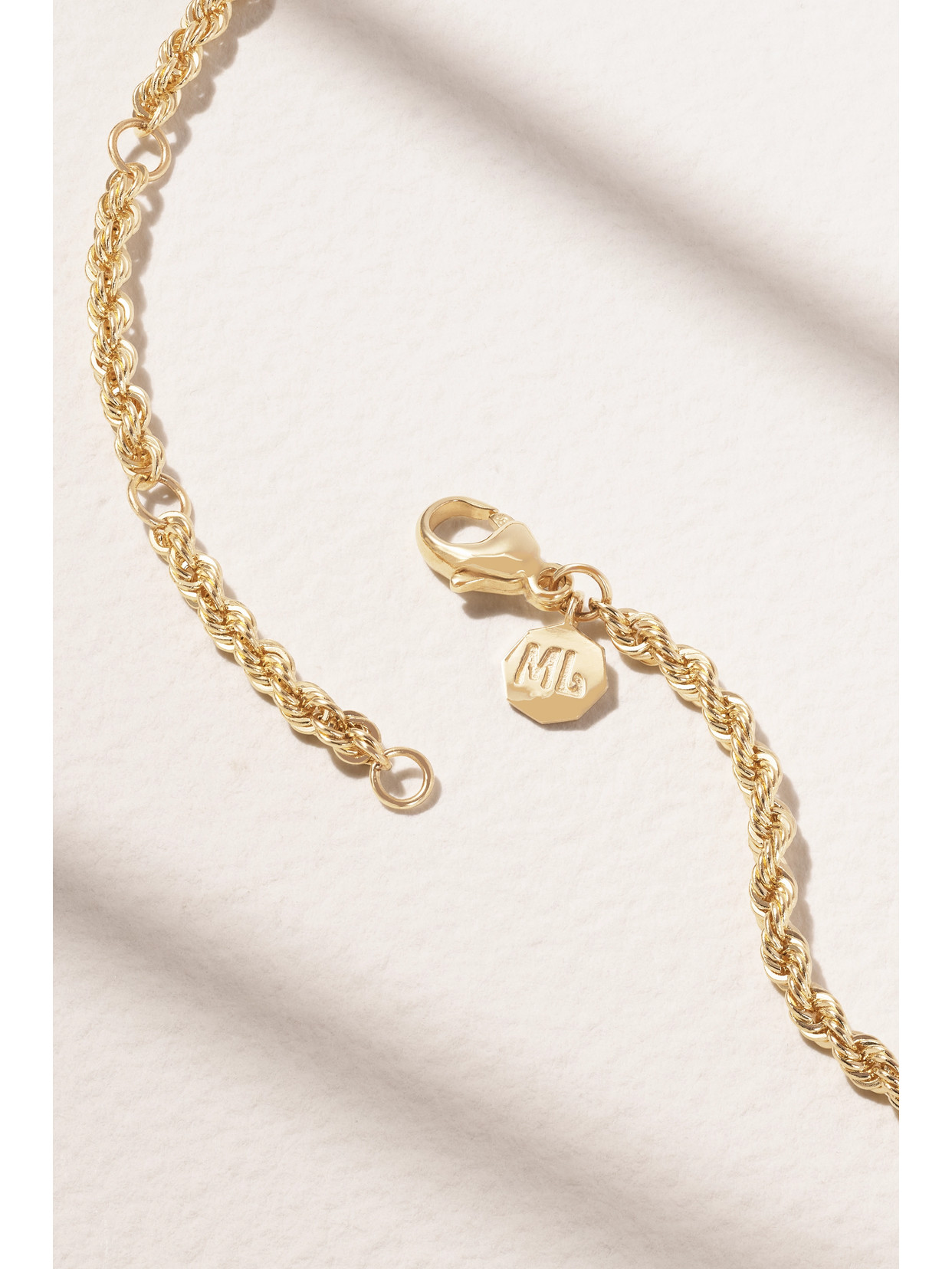Marlo Laz En Route Large 14-karat Gold Diamond Necklace In Gold