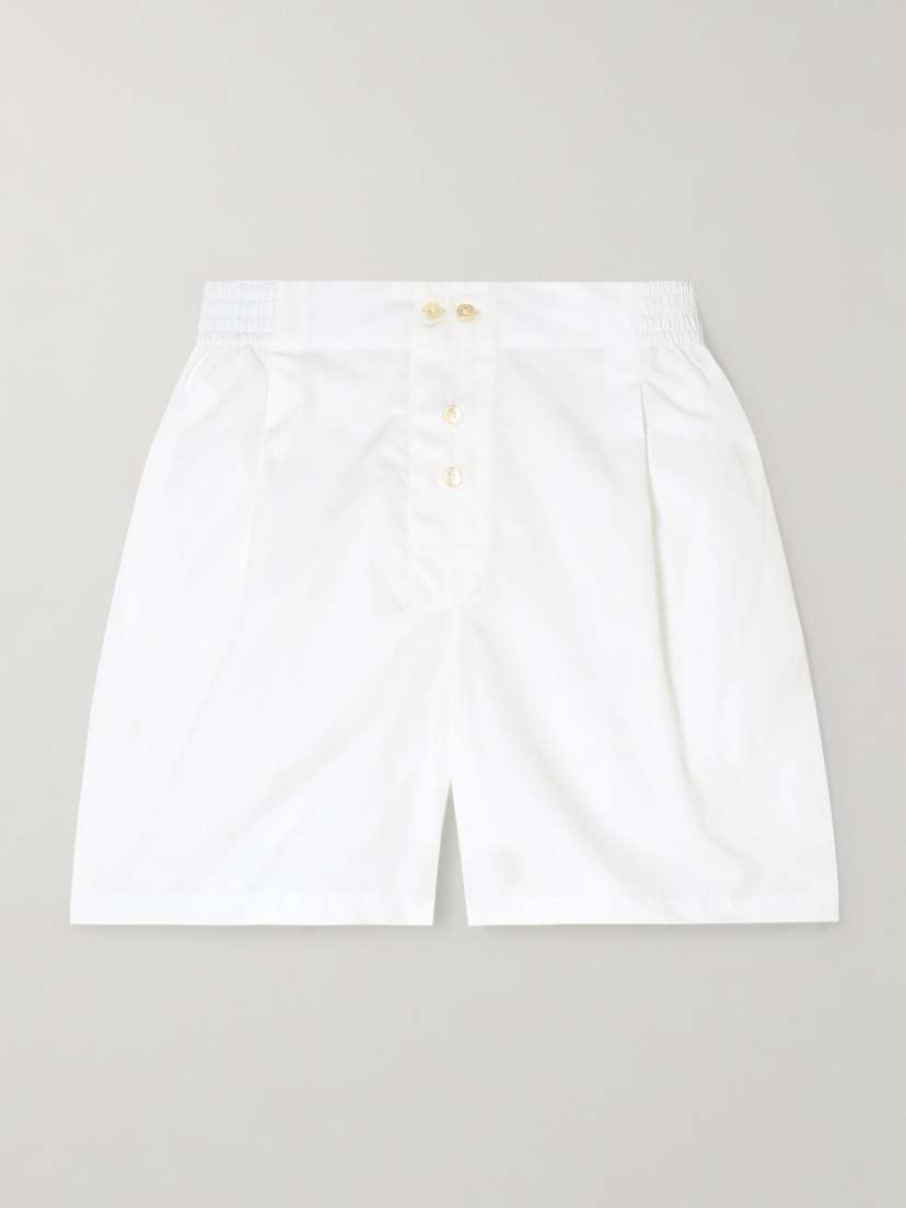 Sebline Boxer Cotton-poplin Shorts