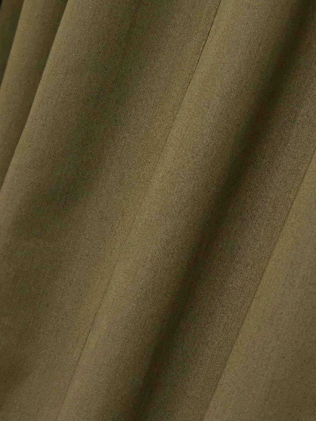 La Ligne Pleated Organic Cotton-blend Poplin And Cotton Midi Dress In Green